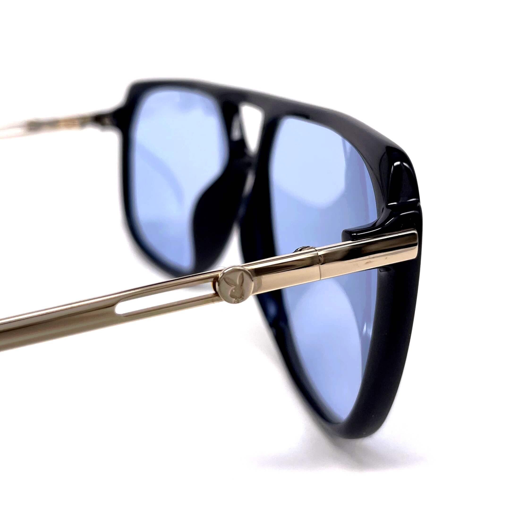 Vintage PLAYBOY 4662 blue aviator luxury sunglasses