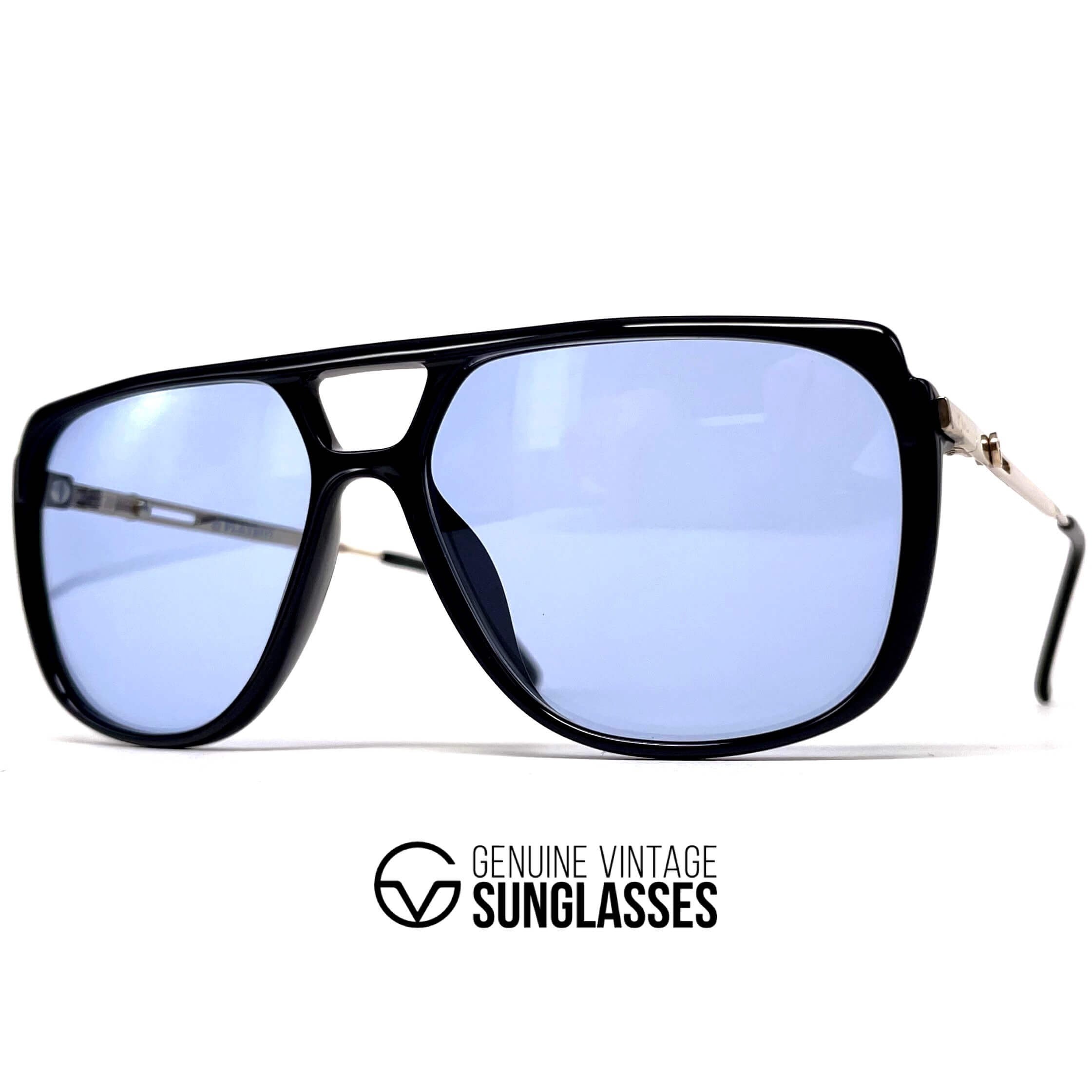 Vintage PLAYBOY 4662 blue aviator luxury sunglasses