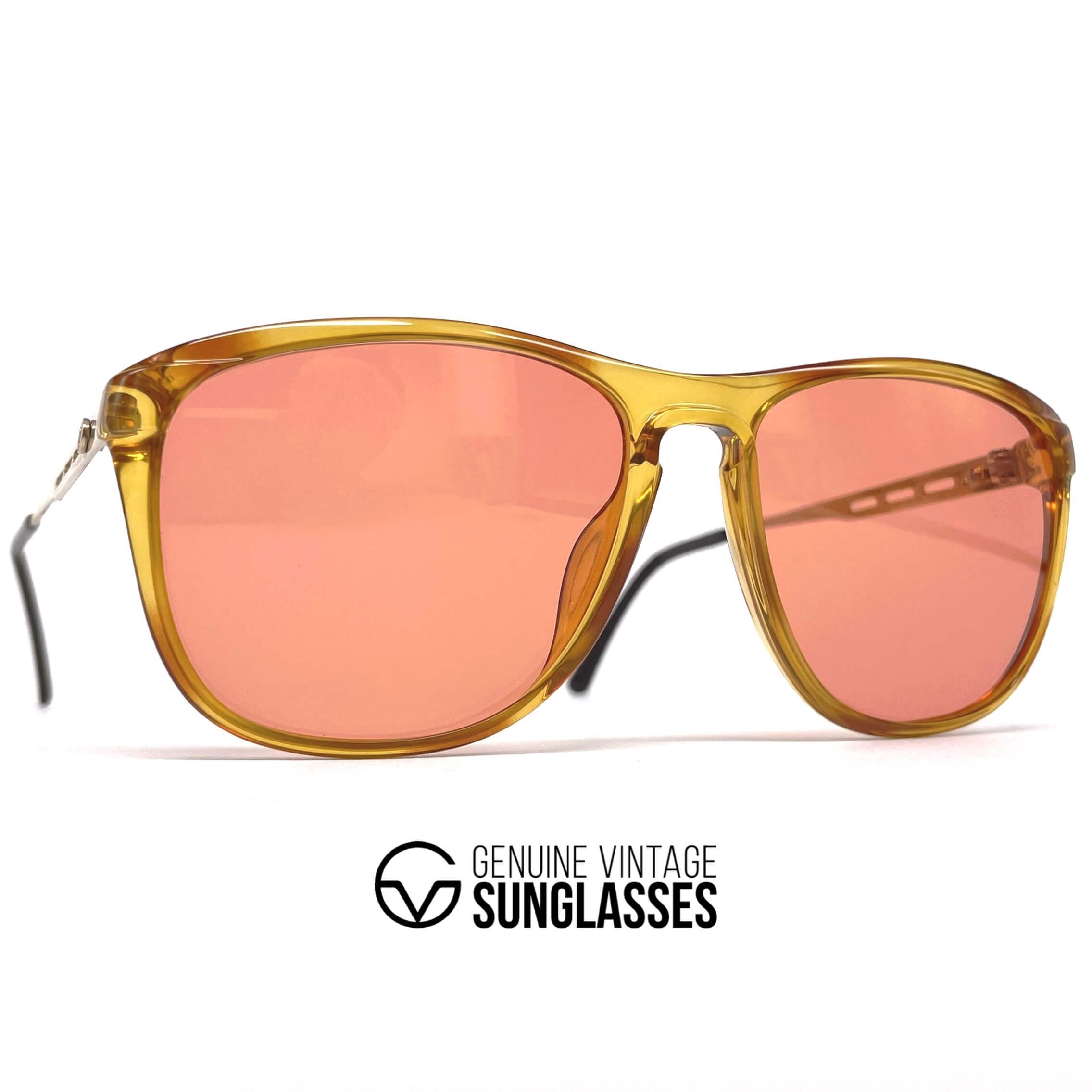 Vintage PLAYBOY 4665 orange designer luxury sunglasses