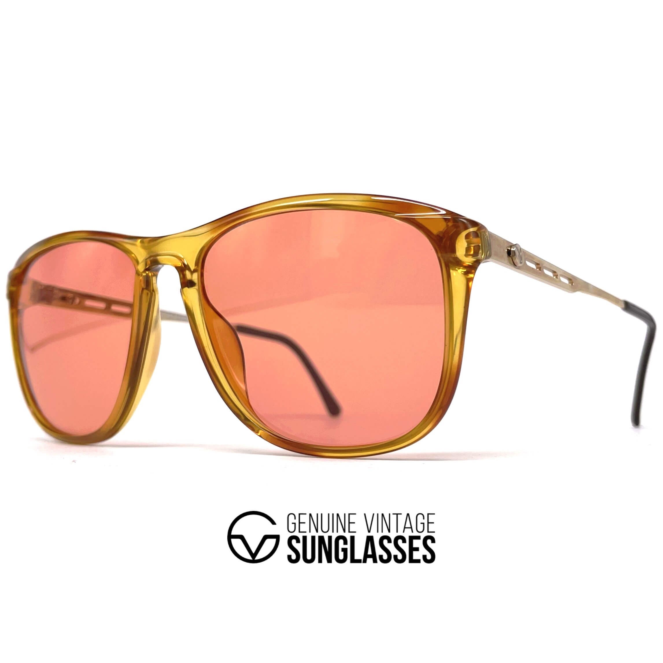 Vintage PLAYBOY 4665 orange designer luxury sunglasses