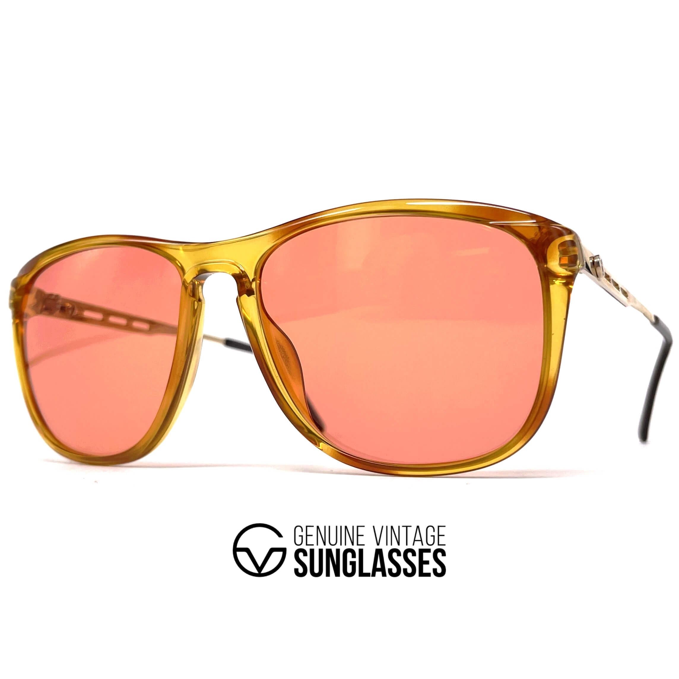 Vintage PLAYBOY 4665 orange designer luxury sunglasses