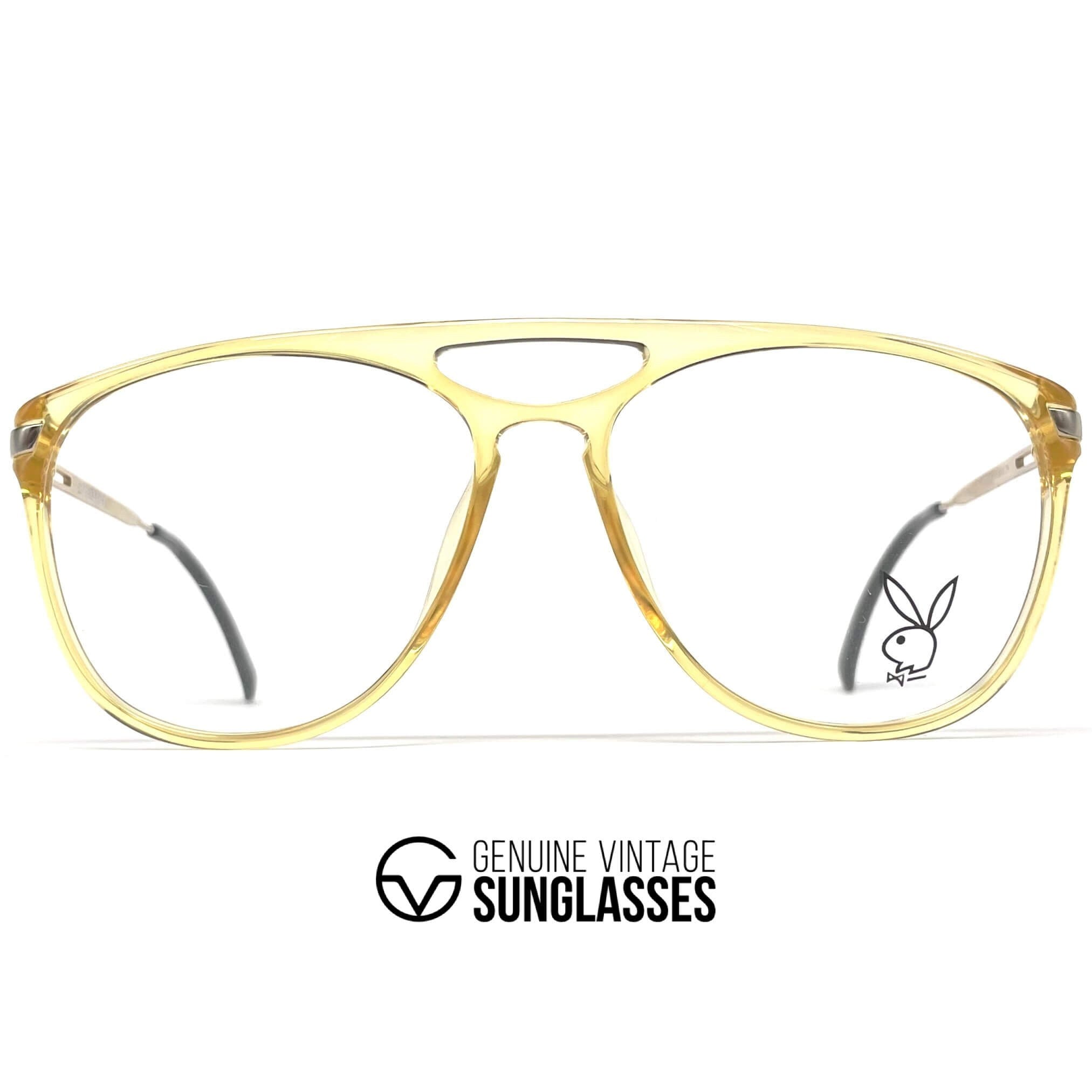Vintage PLAYBOY 4667 crystal aviator glasses frames