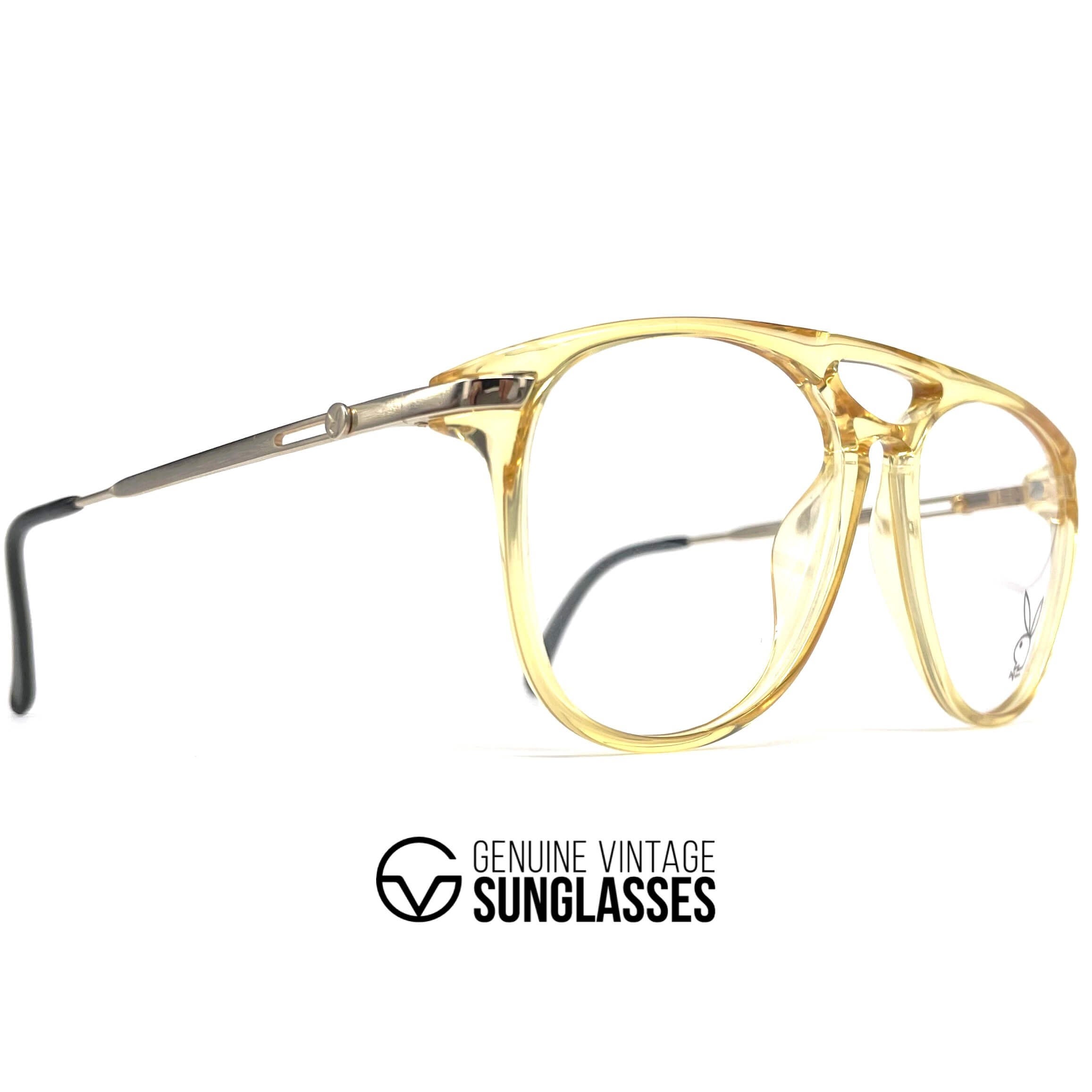 Vintage PLAYBOY 4667 crystal aviator glasses frames