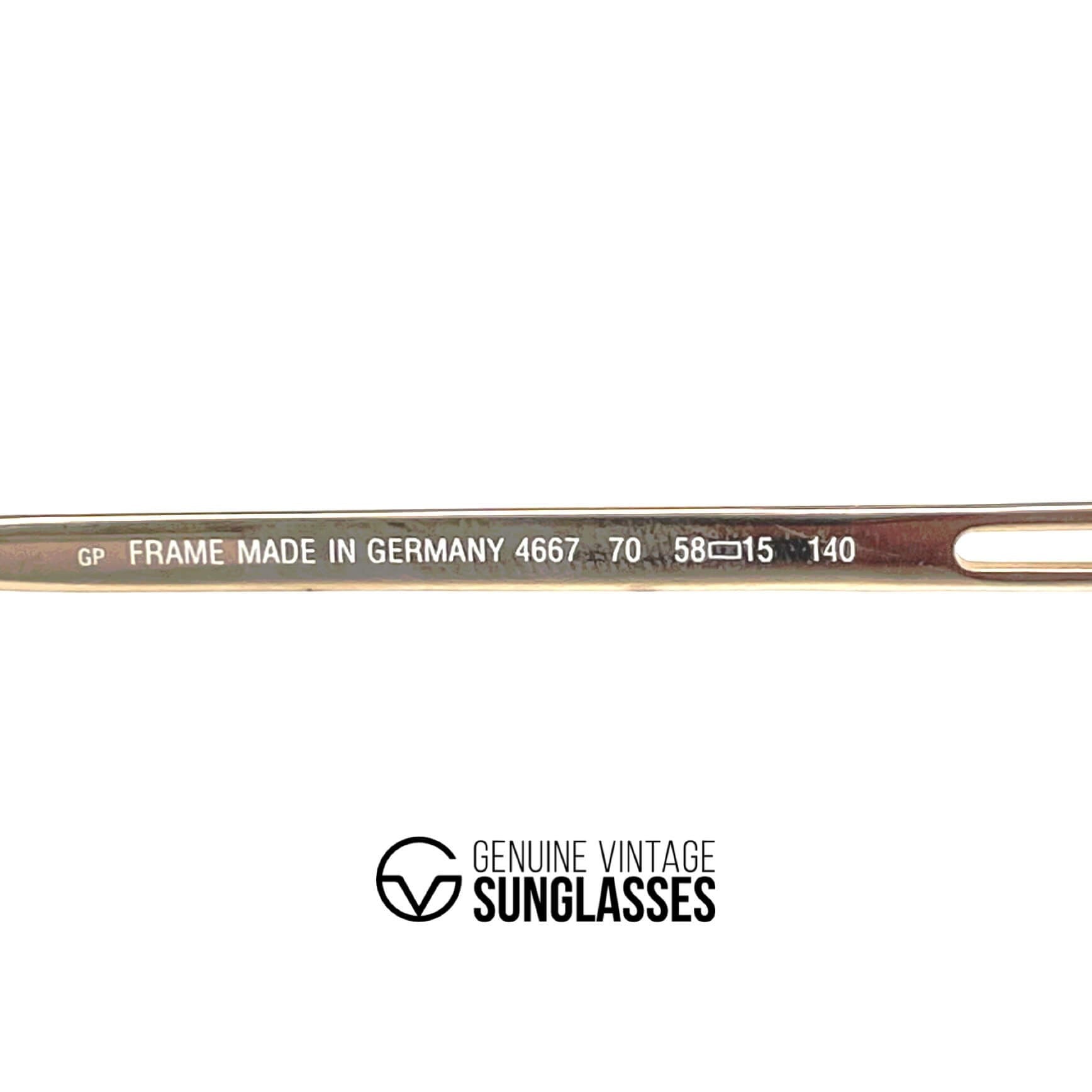 Vintage PLAYBOY 4667 crystal aviator glasses frames