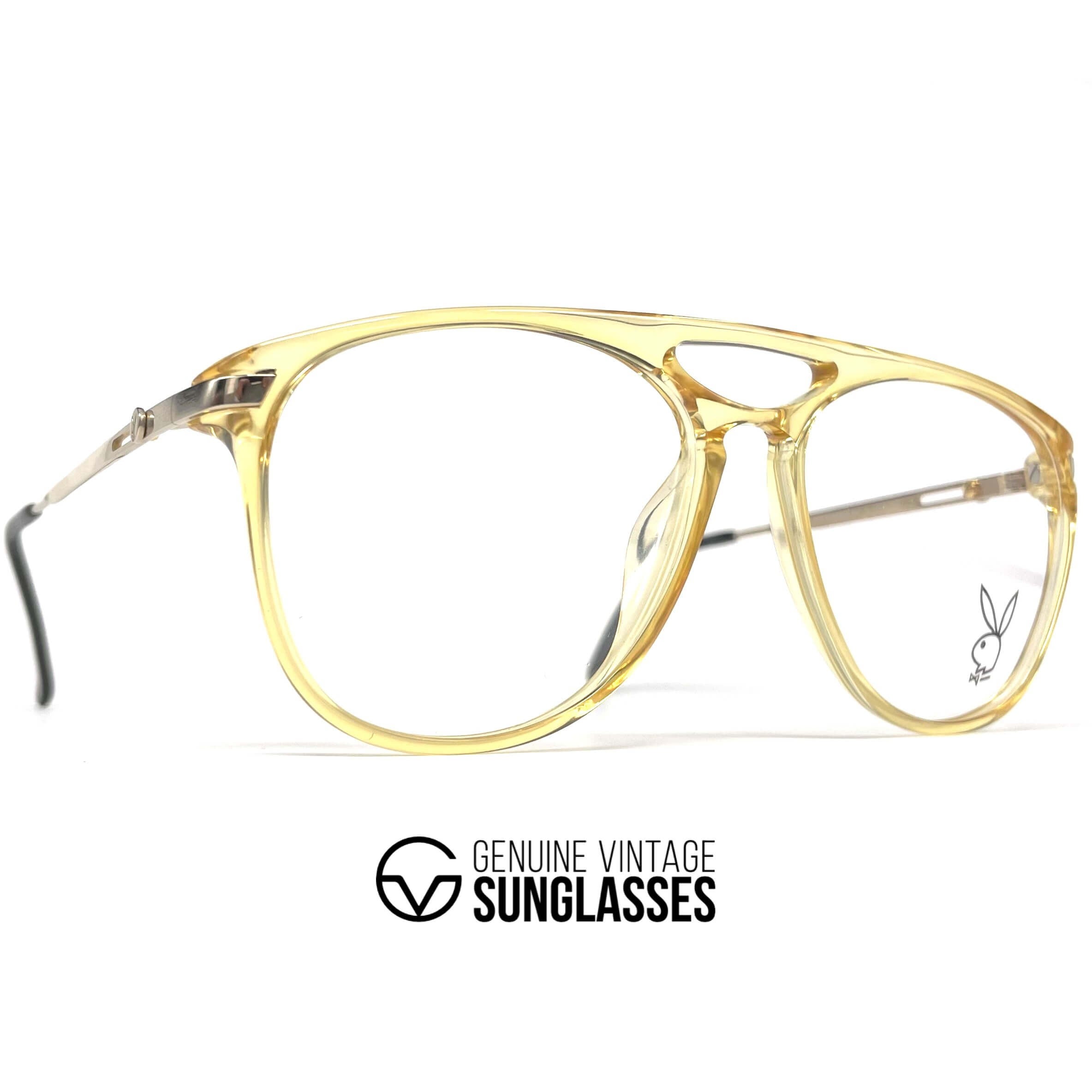Vintage PLAYBOY 4667 crystal aviator glasses frames