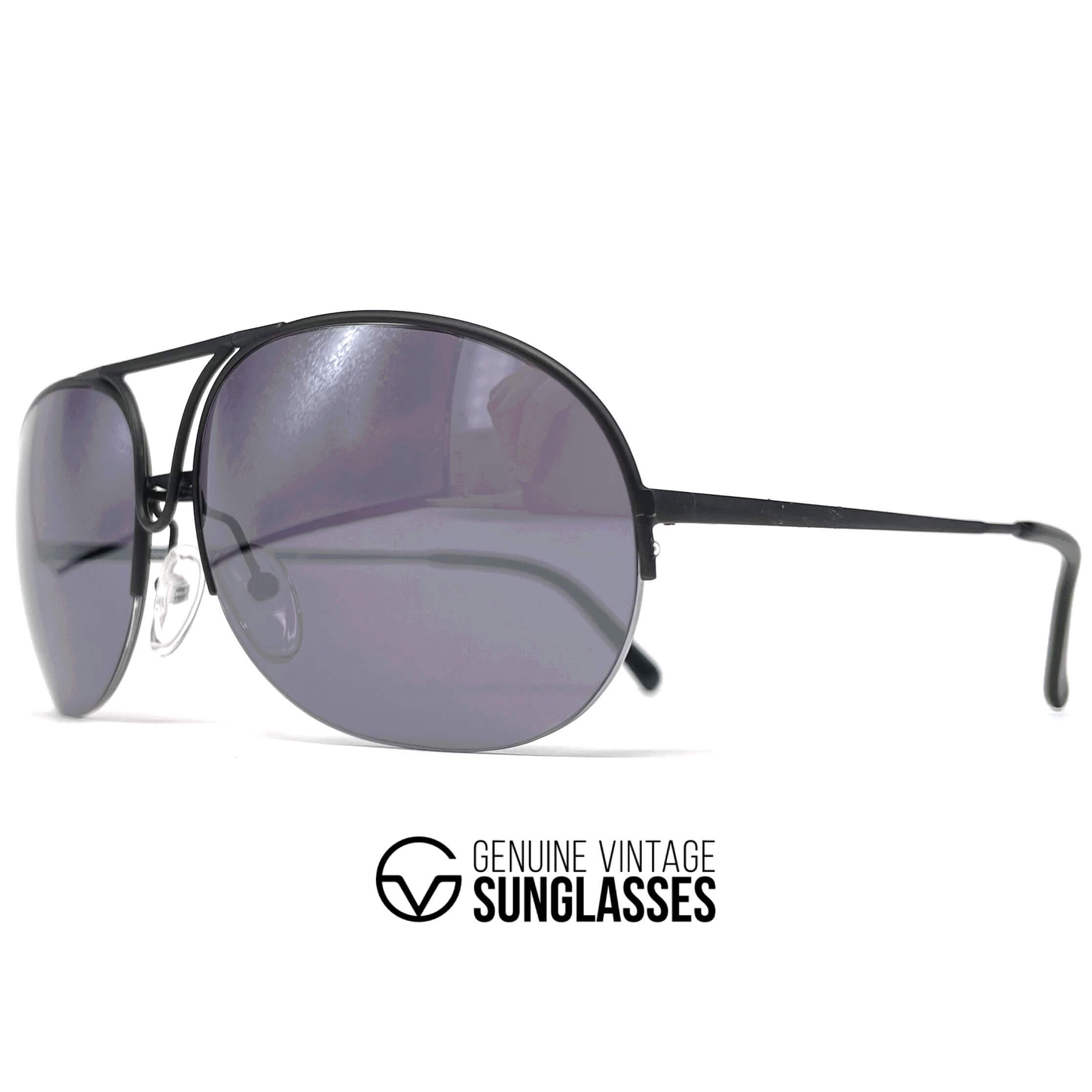 Vintage PORSCHE DESIGN by CARRERA 5627 aviator rimless sunglasses