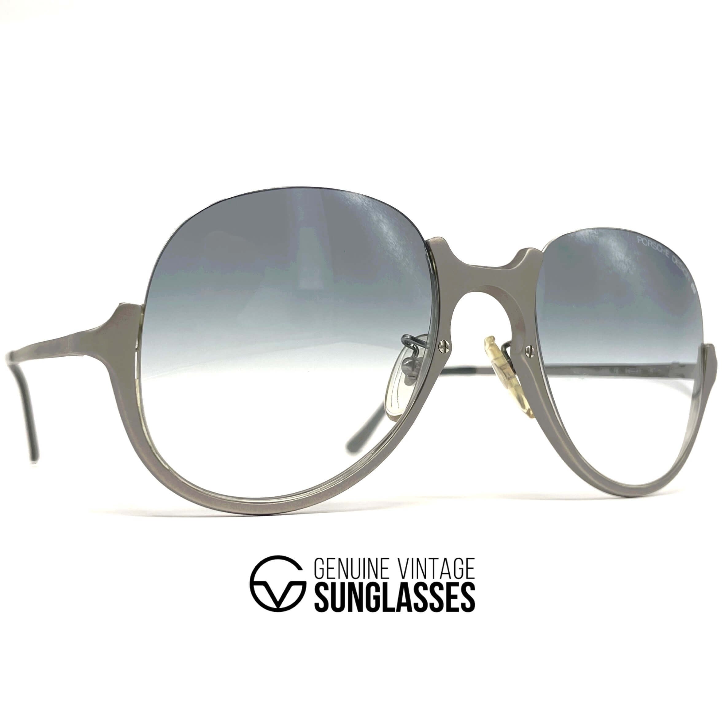 Vintage PORSCHE DESIGN by CARRERA 5650 Titanium rimless sunglasses