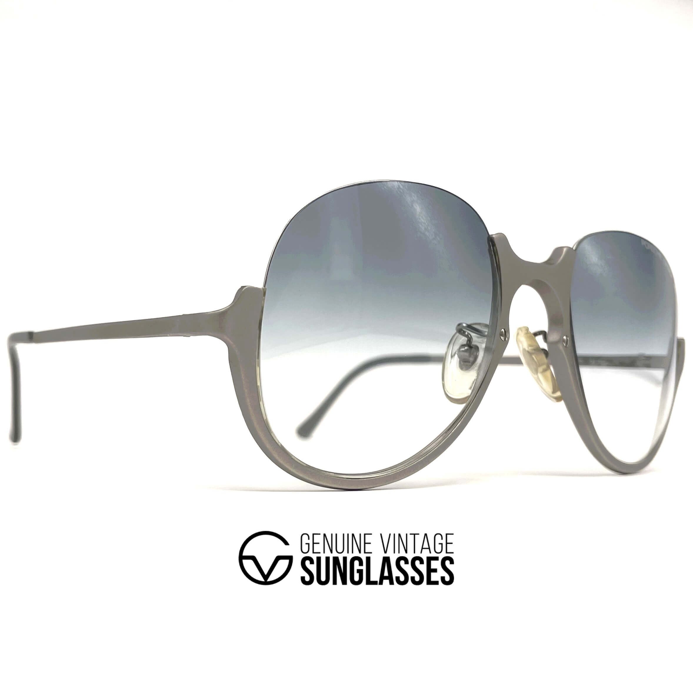Vintage PORSCHE DESIGN by CARRERA 5650 Titanium rimless sunglasses