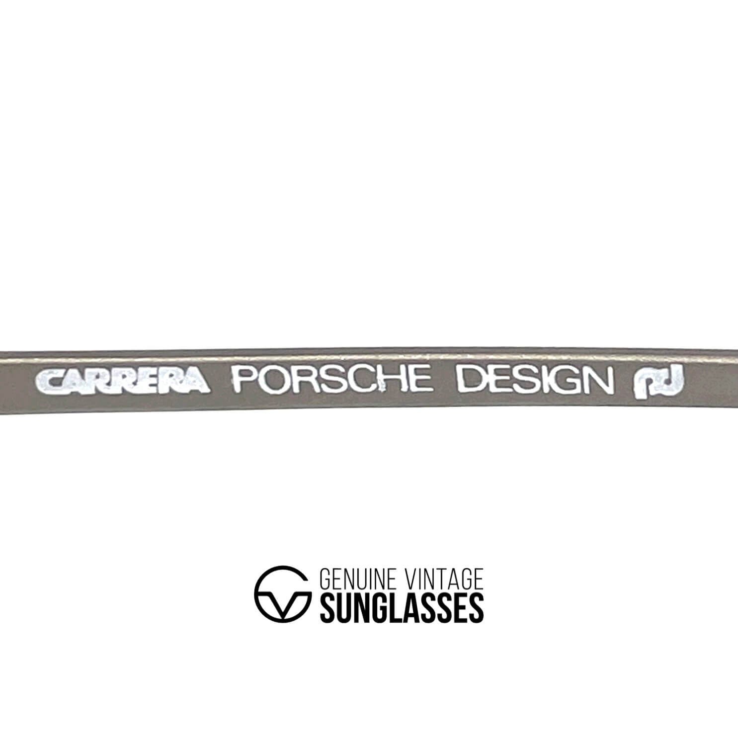 Vintage PORSCHE DESIGN by CARRERA 5650 Titanium rimless sunglasses