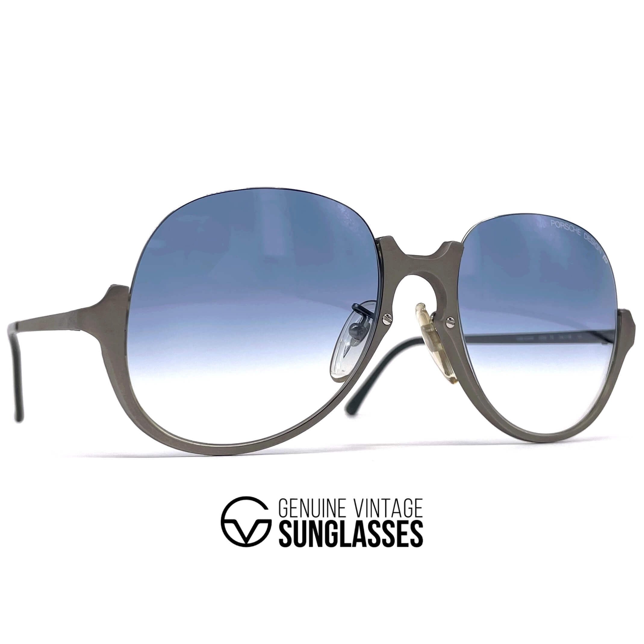 Vintage PORSCHE DESIGN by CARRERA 5650 Titanium rimless sunglasses