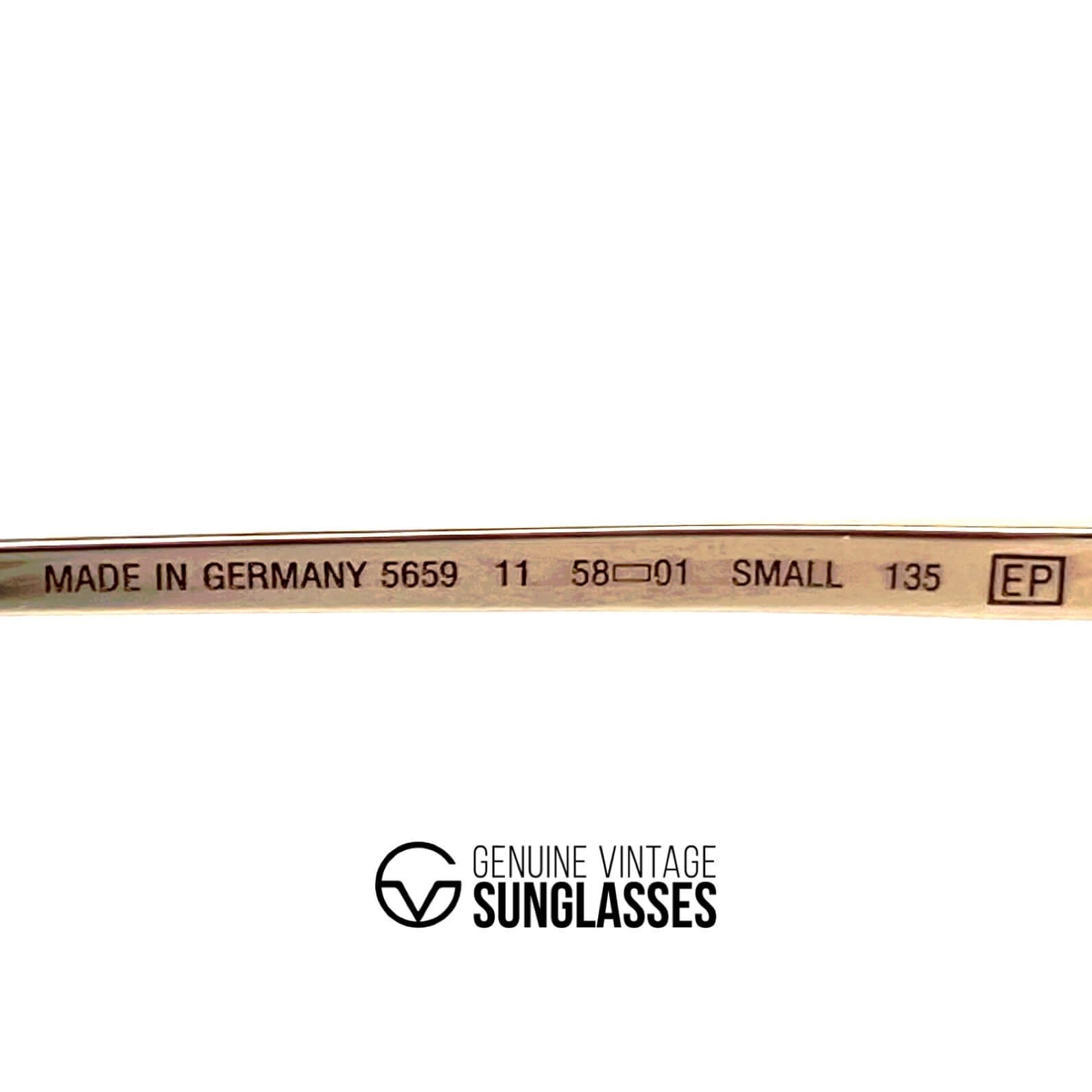 Vintage PORSCHE DESIGN by CARRERA 5659 designer sunglasses
