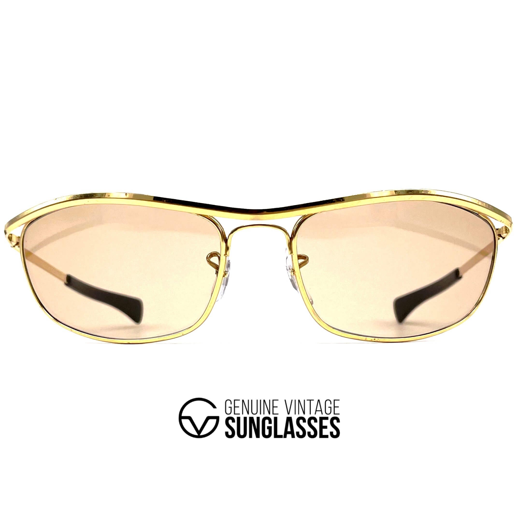 Vintage RAY-BAN Olympian I DLX Easy Rider CUSTOM MADE gold sunglasses