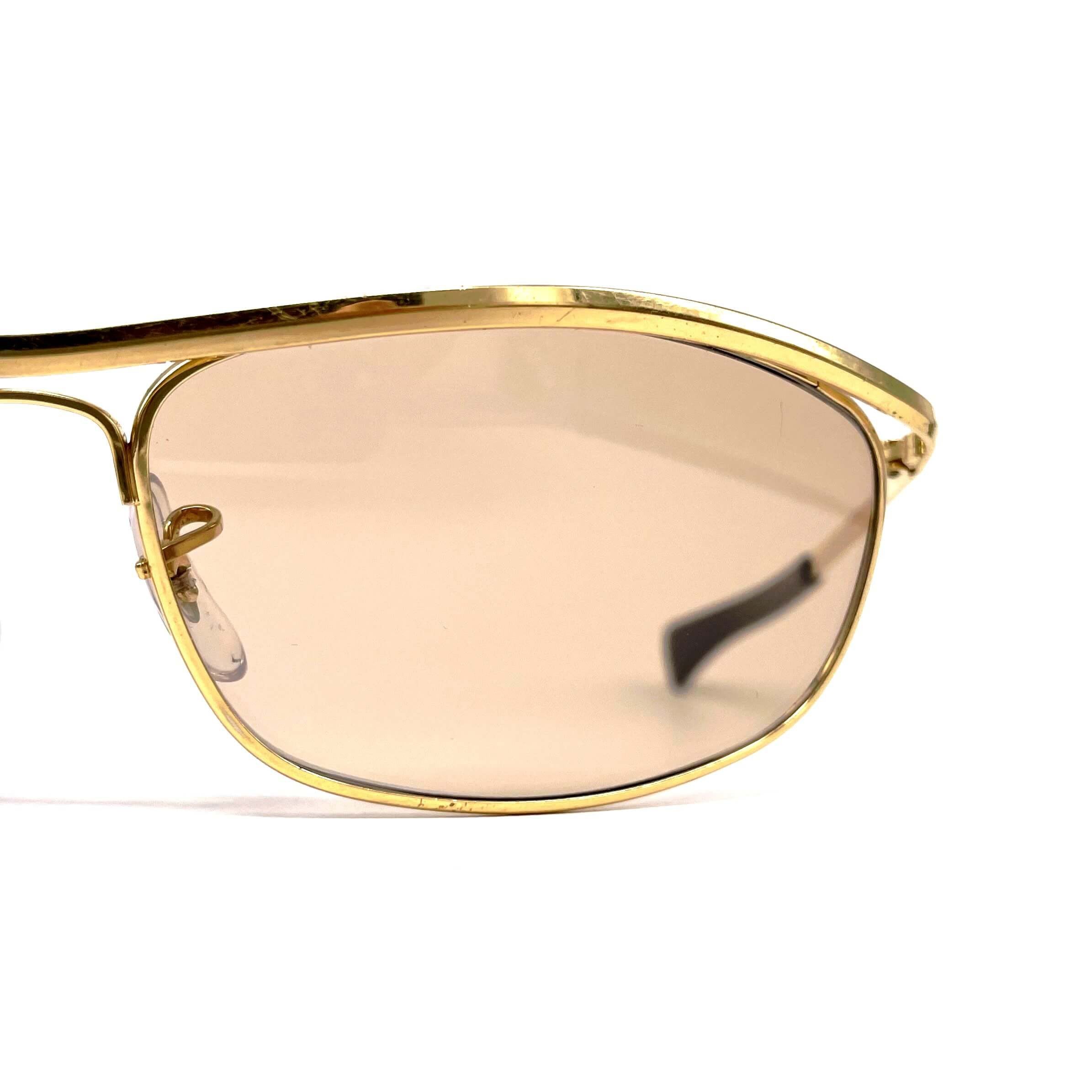 Vintage RAY-BAN Olympian I DLX Easy Rider CUSTOM MADE gold sunglasses