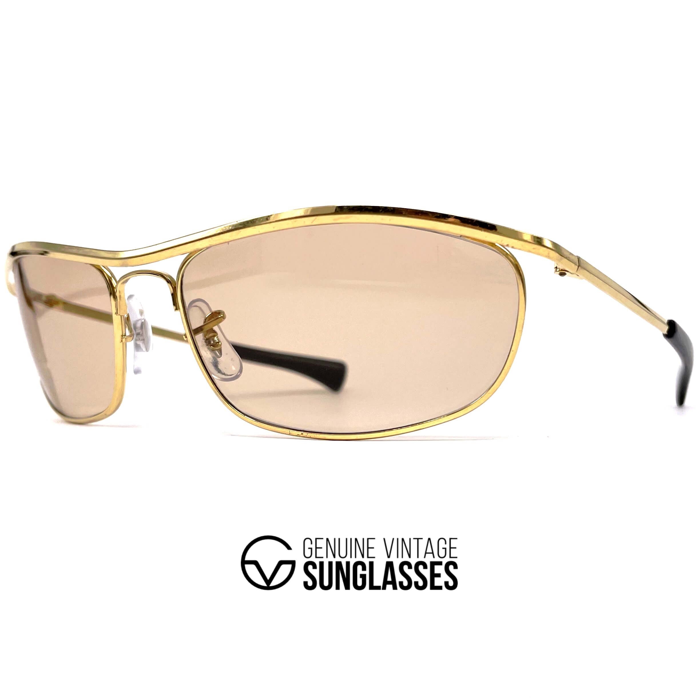 Vintage RAY-BAN Olympian I DLX Easy Rider CUSTOM MADE gold sunglasses