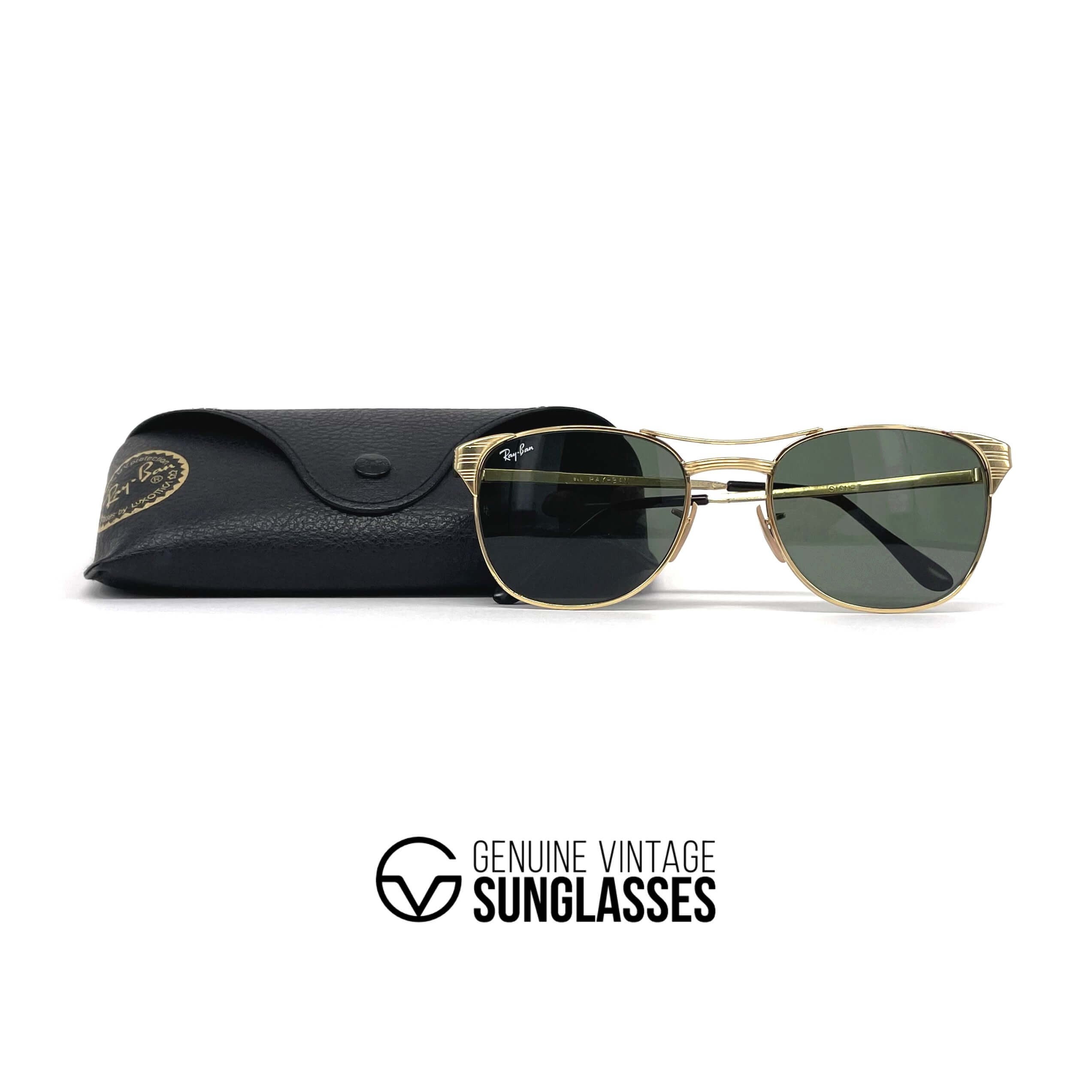 Vintage RAY-BAN Signet gold sunglasses