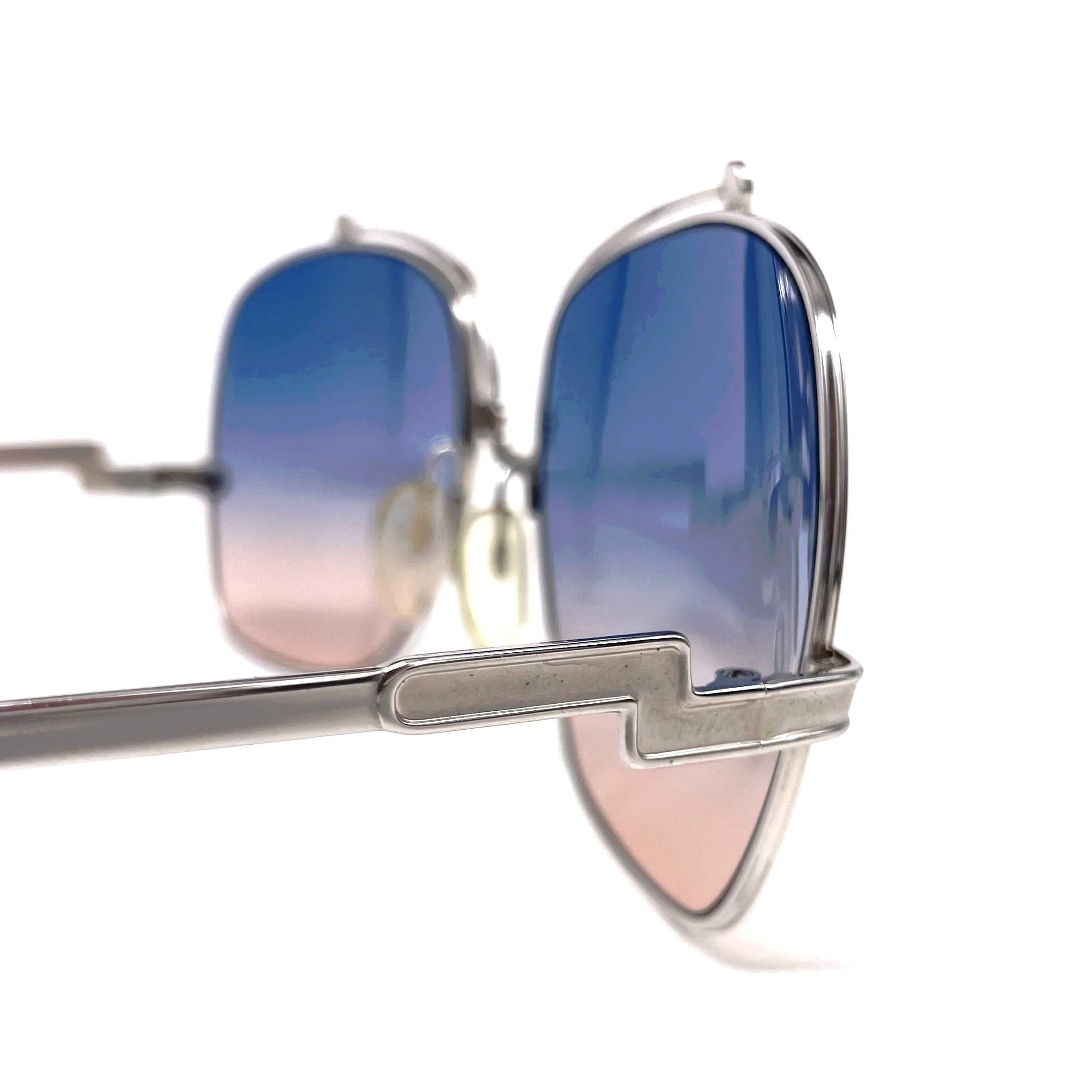 Vintage SILHOUETTE 836 silver XXL metal designer 70's sunglasses