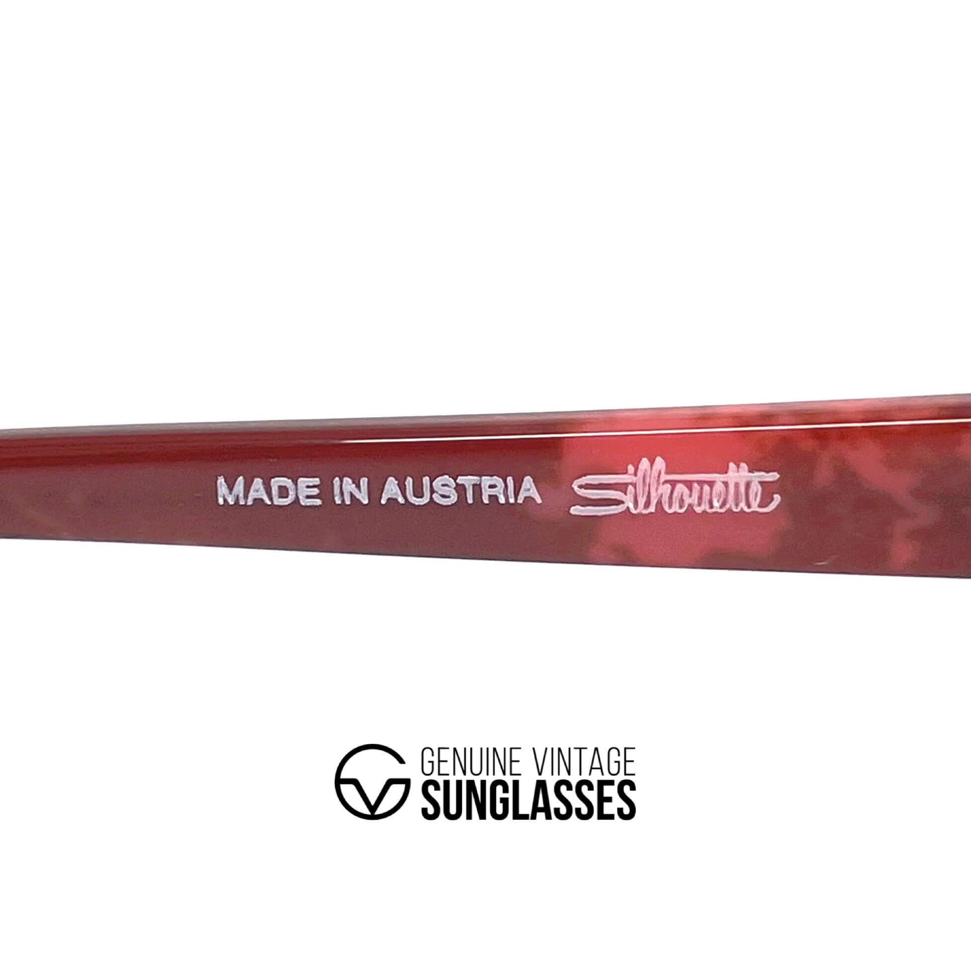 Vintage SILHOUETTE M 3076 SPX classic retro sunglasses