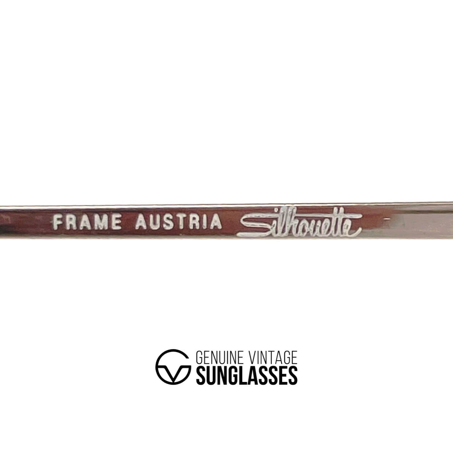 Vintage SILHOUETTE M 6046 rare gold glasses frames