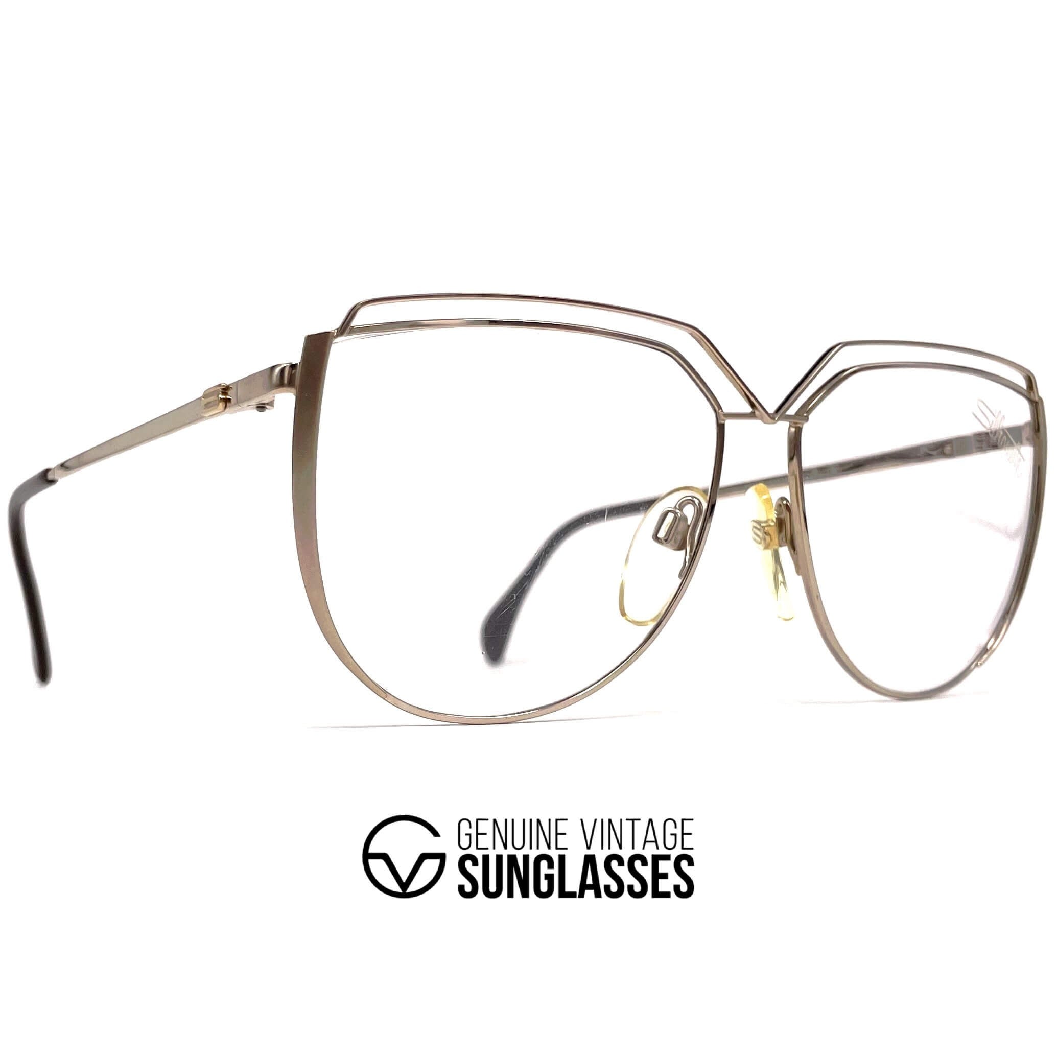 Vintage SILHOUETTE M 6046 rare gold glasses frames