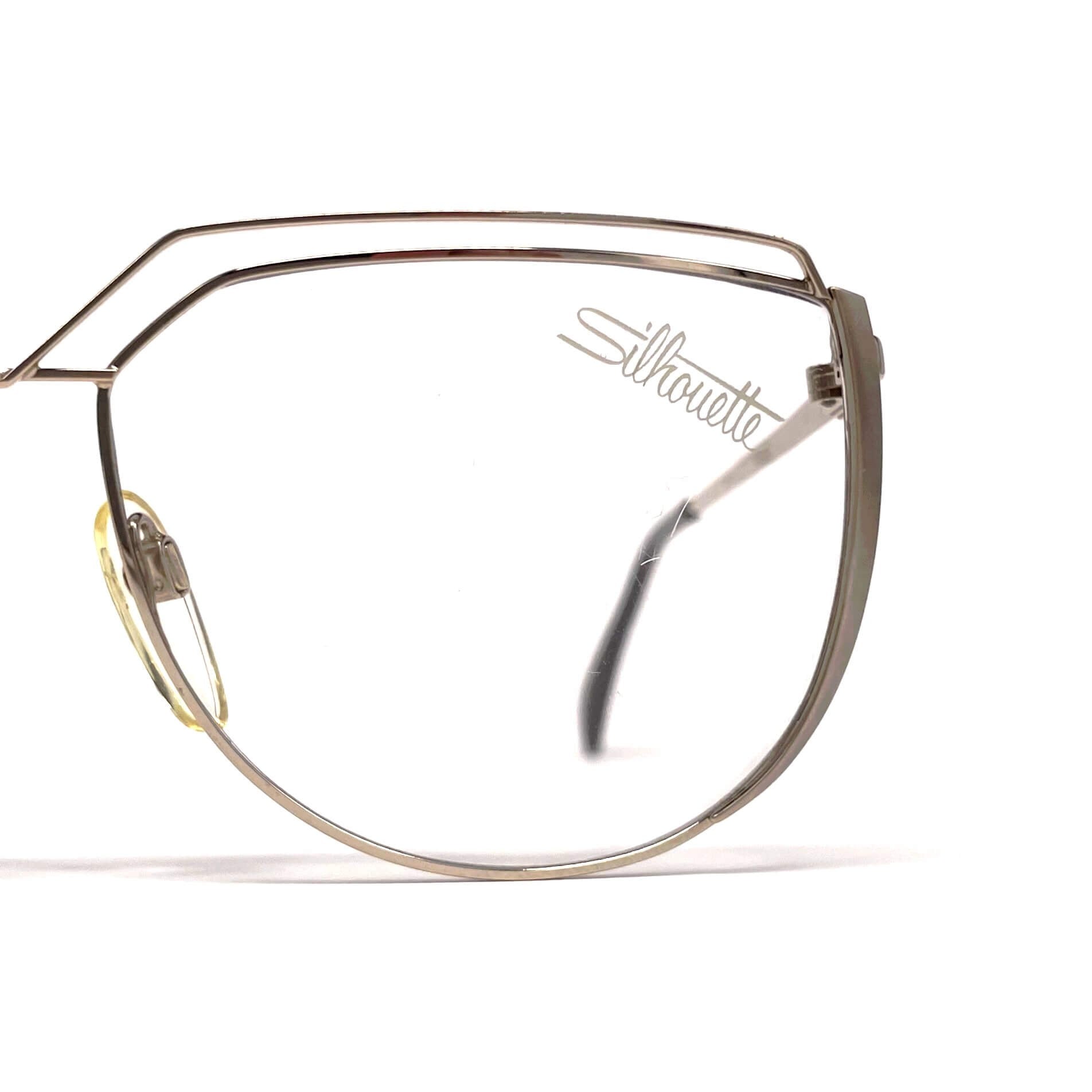 Vintage SILHOUETTE M 6046 rare gold glasses frames