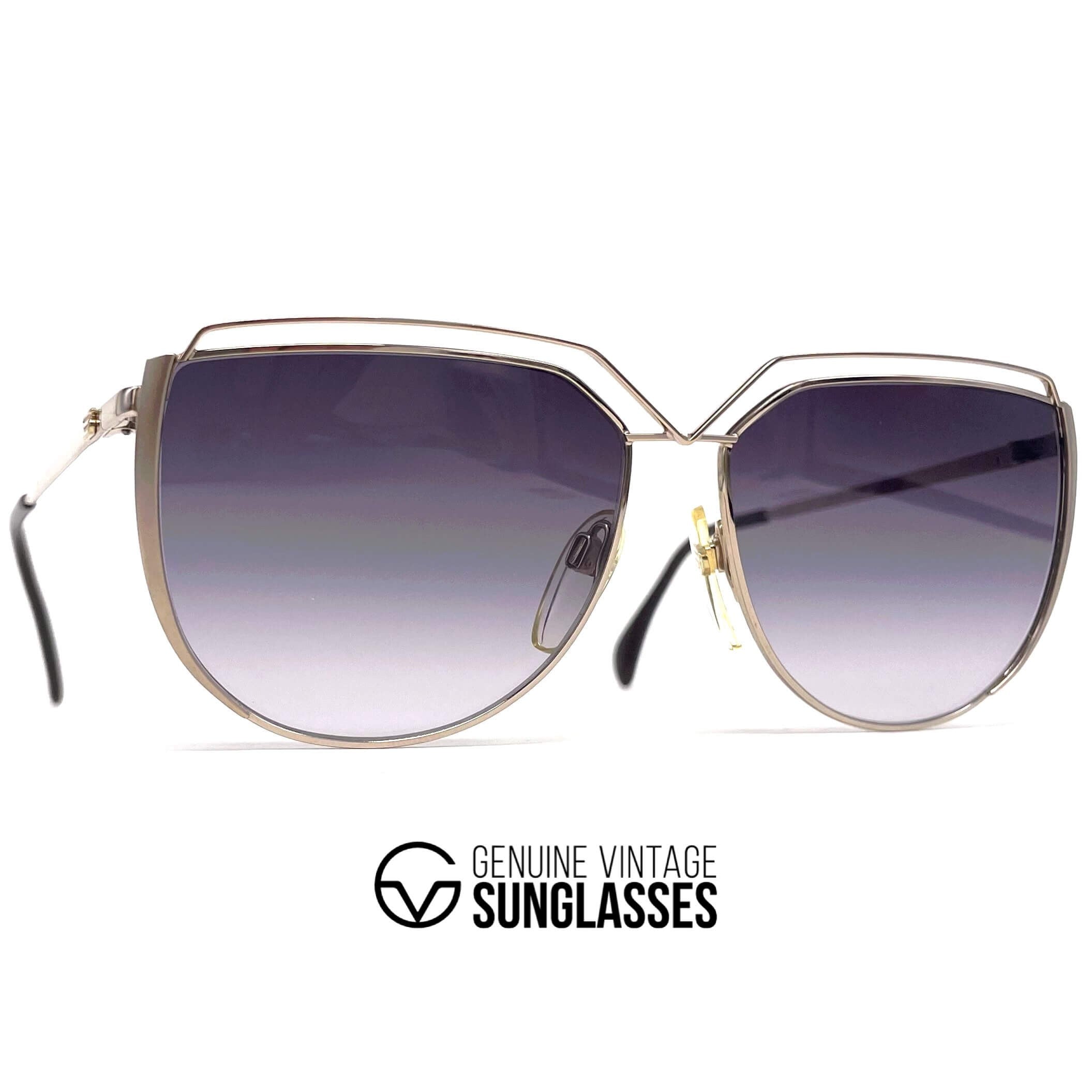 Vintage SILHOUETTE M 6046 rare gold sunglasses