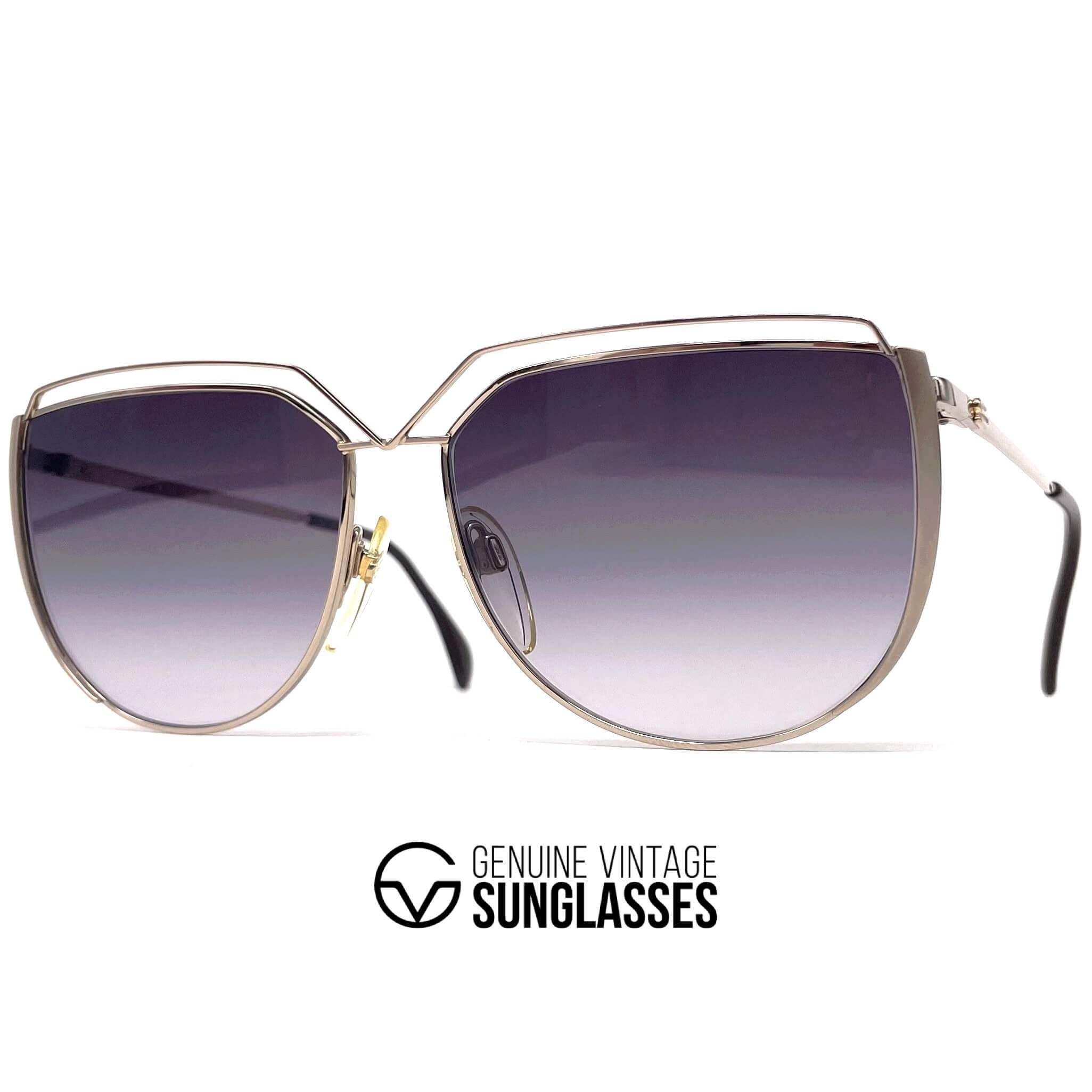 Vintage SILHOUETTE M 6046 rare gold sunglasses