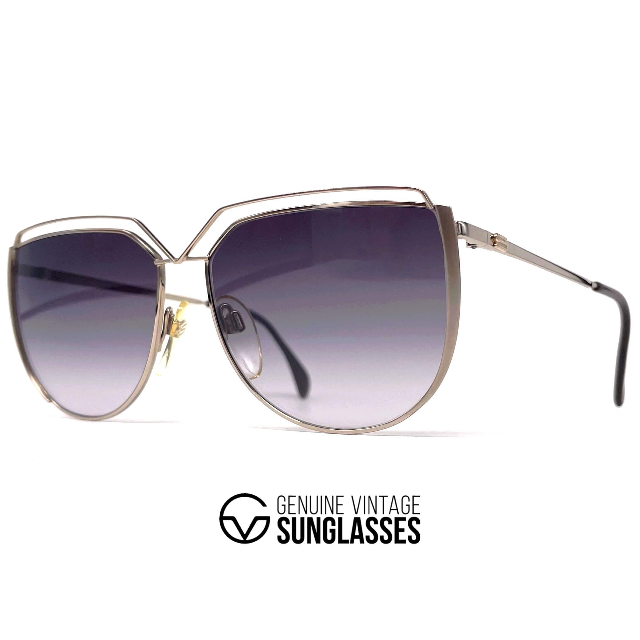 Vintage SILHOUETTE M 6046 rare gold sunglasses