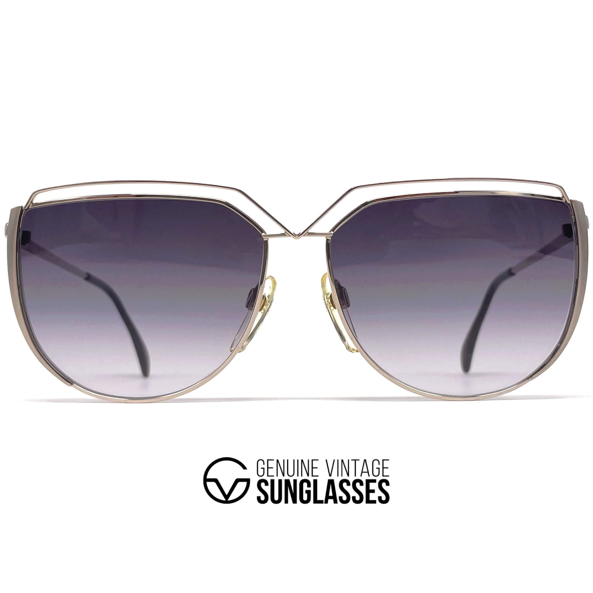 Vintage SILHOUETTE M 6046 rare gold sunglasses