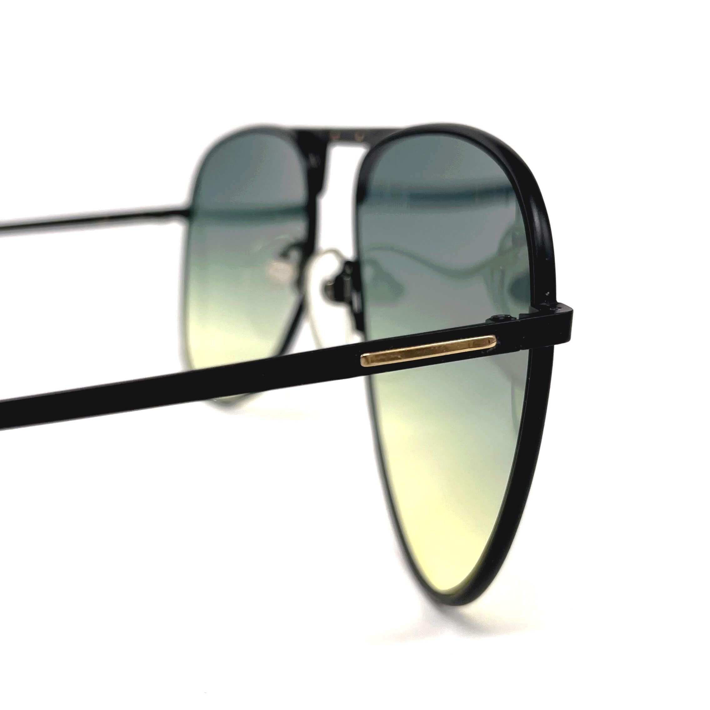 Vintage SILHOUETTE M 7021 black aviator XXL sunglasses
