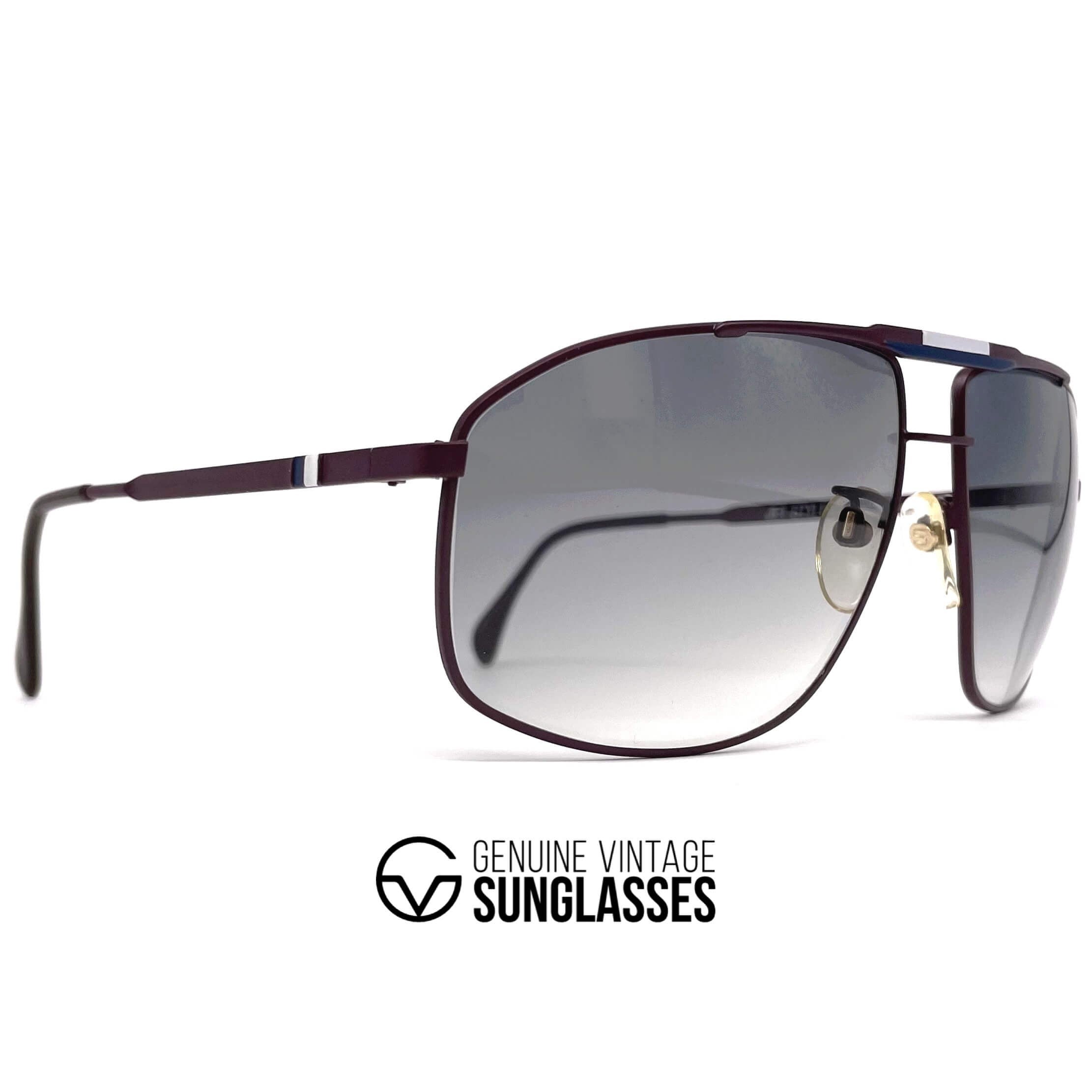 Vintage SILHOUETTE M 8512 Jet Style aviator sunglasses