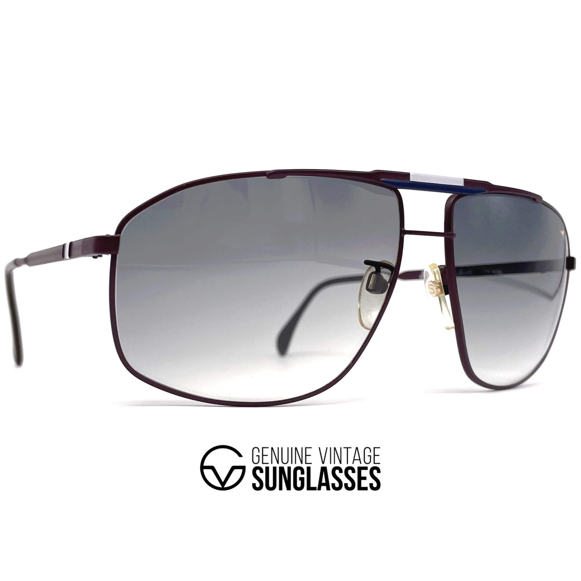 Vintage SILHOUETTE M 8512 Jet Style aviator sunglasses