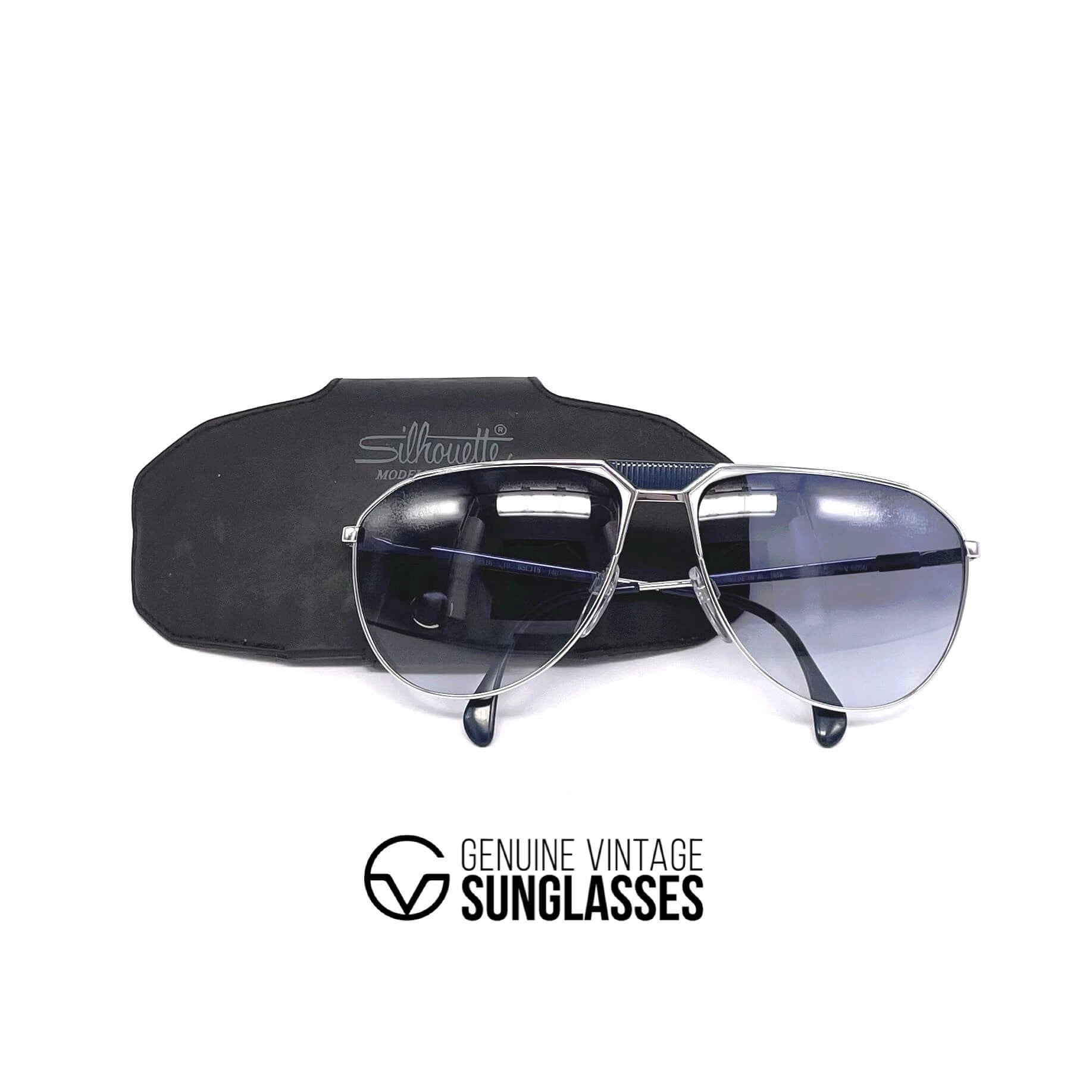 Vintage SILHOUETTE M 8516 aviator XXL sunglasses