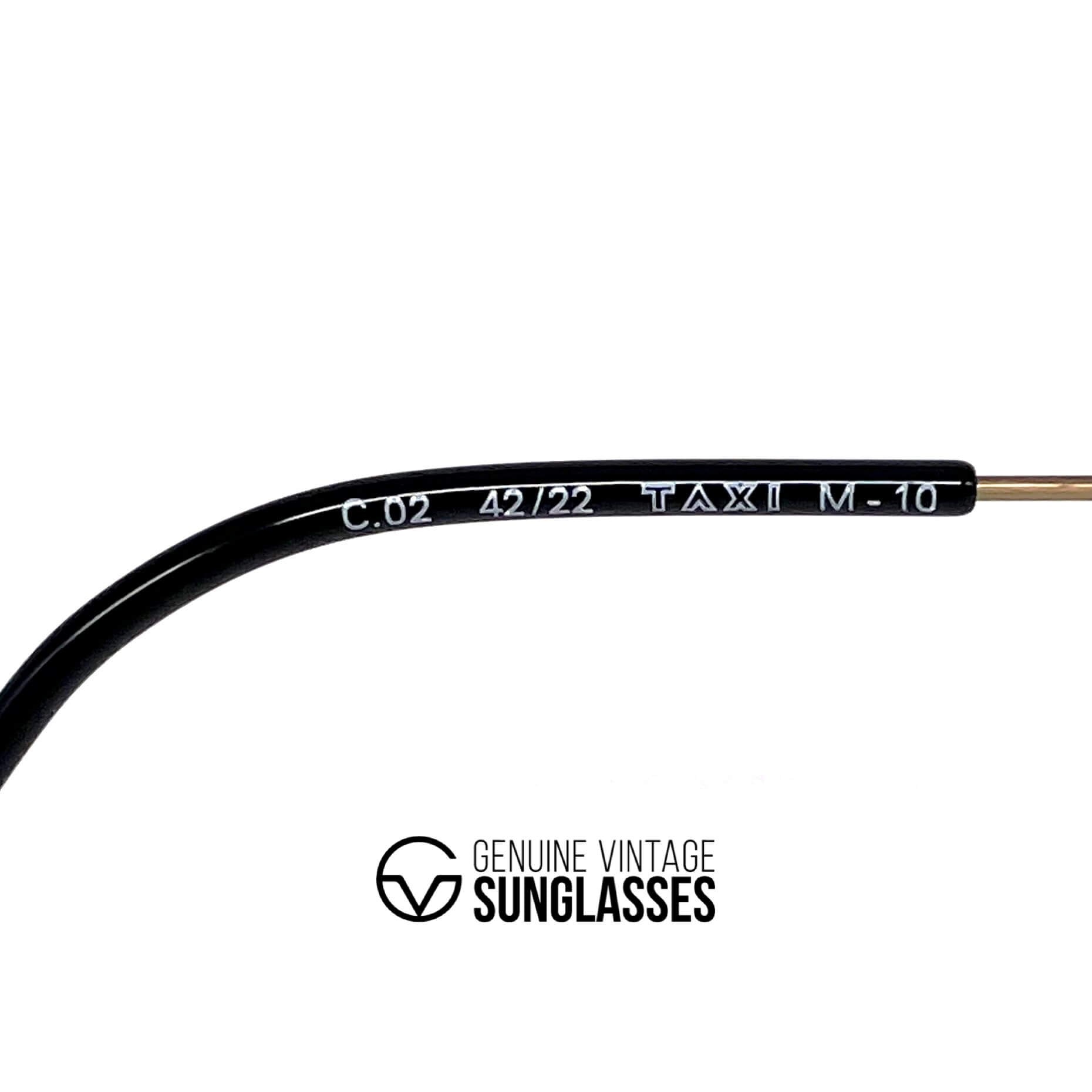 Vintage TAXI M-10 by CASANOVA unconventional art sunglasses
