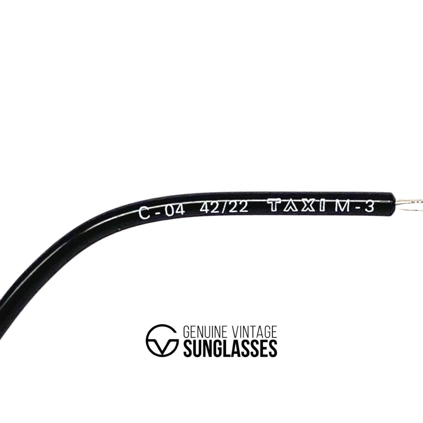Vintage TAXI M-3 by CASANOVA unconventional art sunglasses