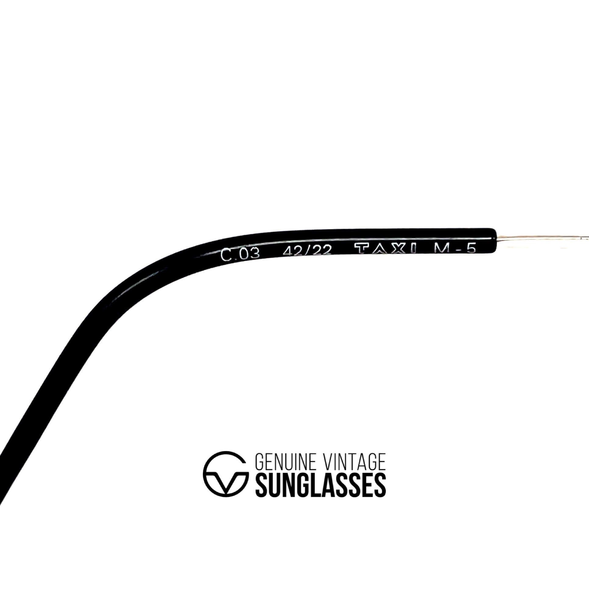 Vintage TAXI M-5 by CASANOVA unconventional art glasses frames