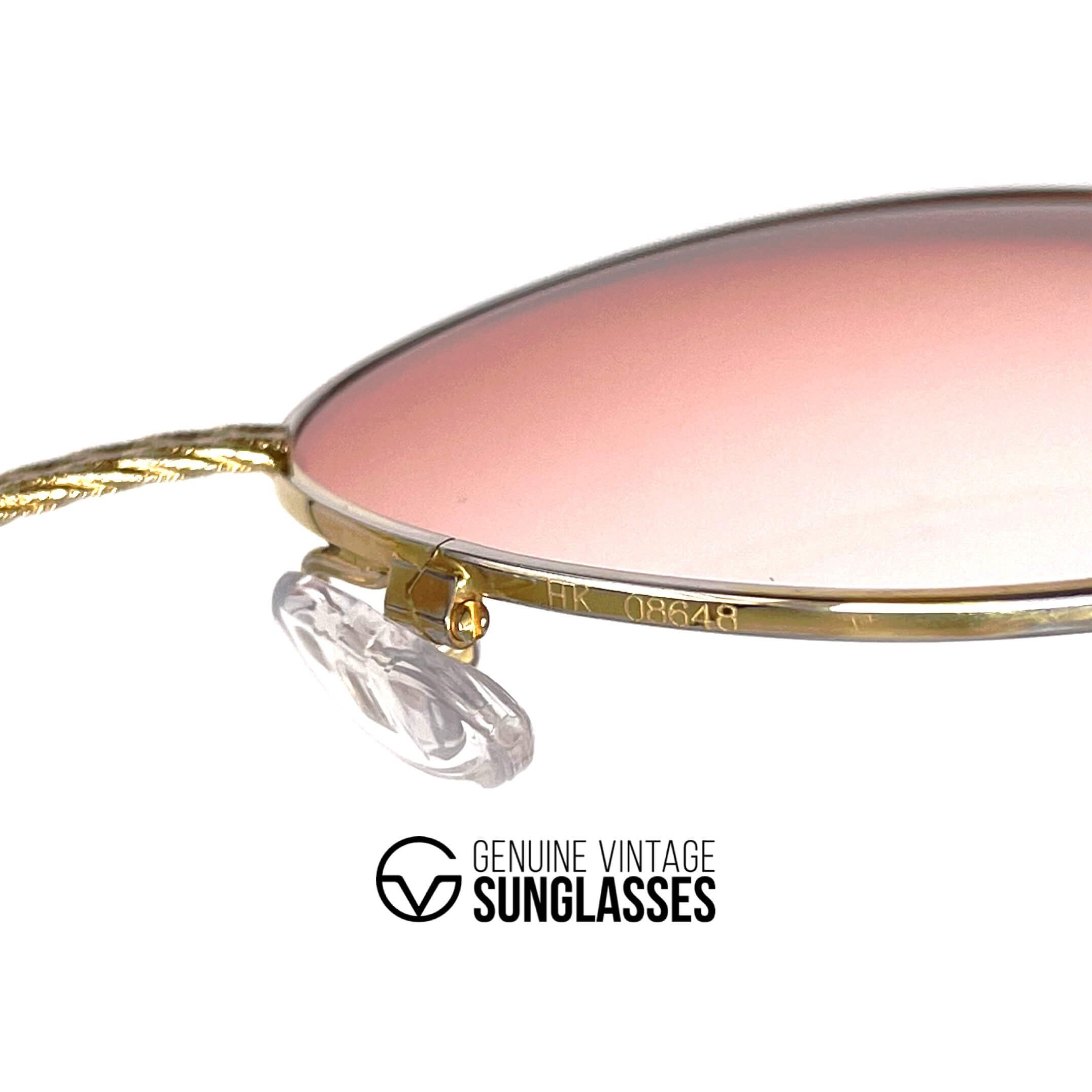 Vintage TIFFANY T360 gold plated platinum sunglasses