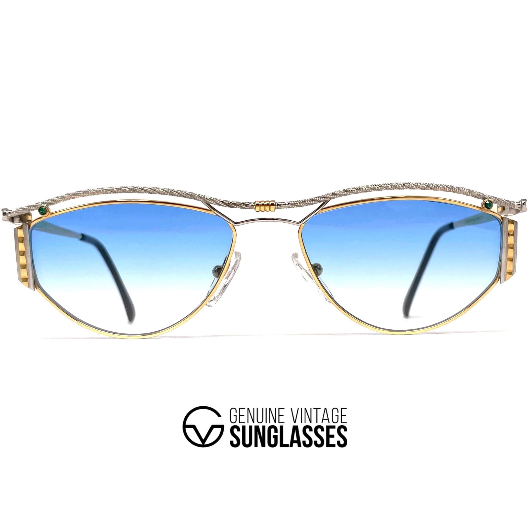 Vintage TIFFANY T616 gold plated sunglasses