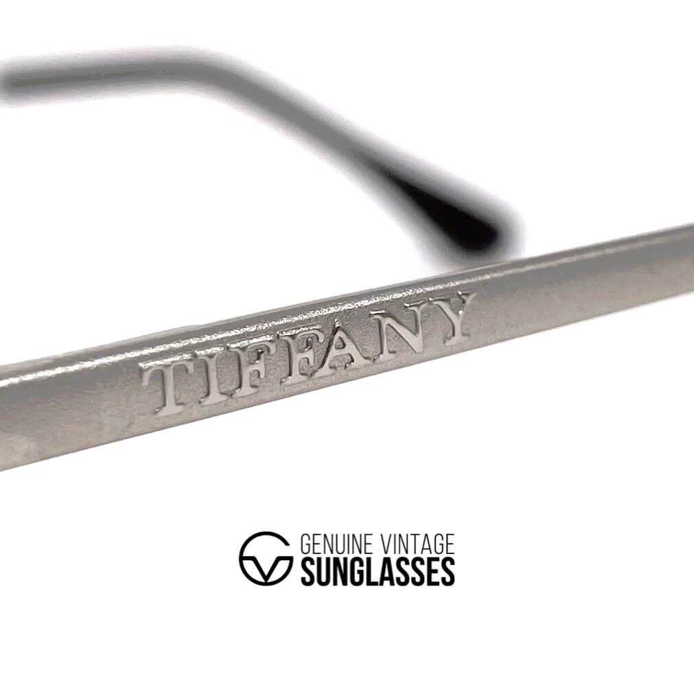 Vintage TIFFANY TJ23 gold plated platinum sunglasses