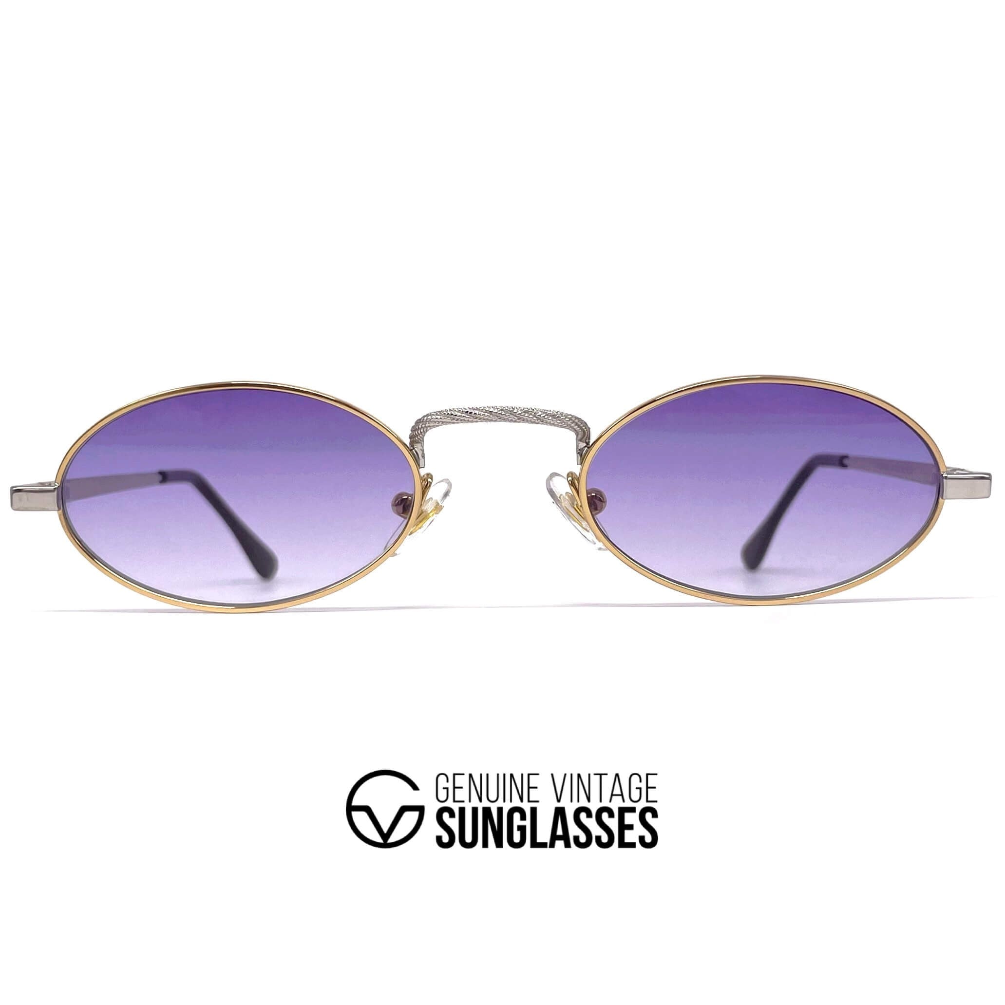Vintage TIFFANY TJ23 gold plated platinum sunglasses