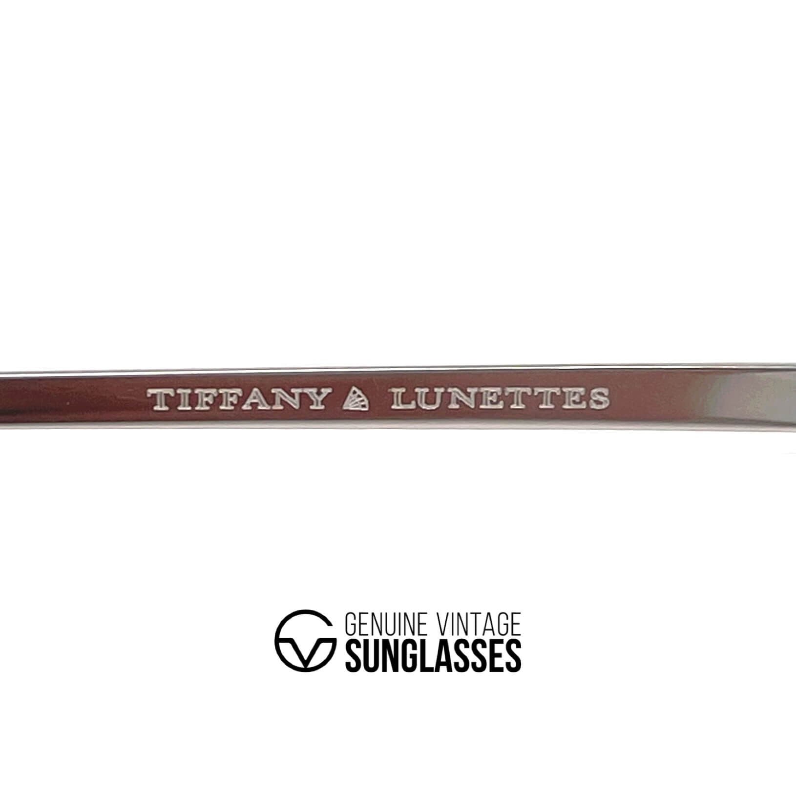 Vintage TIFFANY TJ23 gold plated platinum sunglasses
