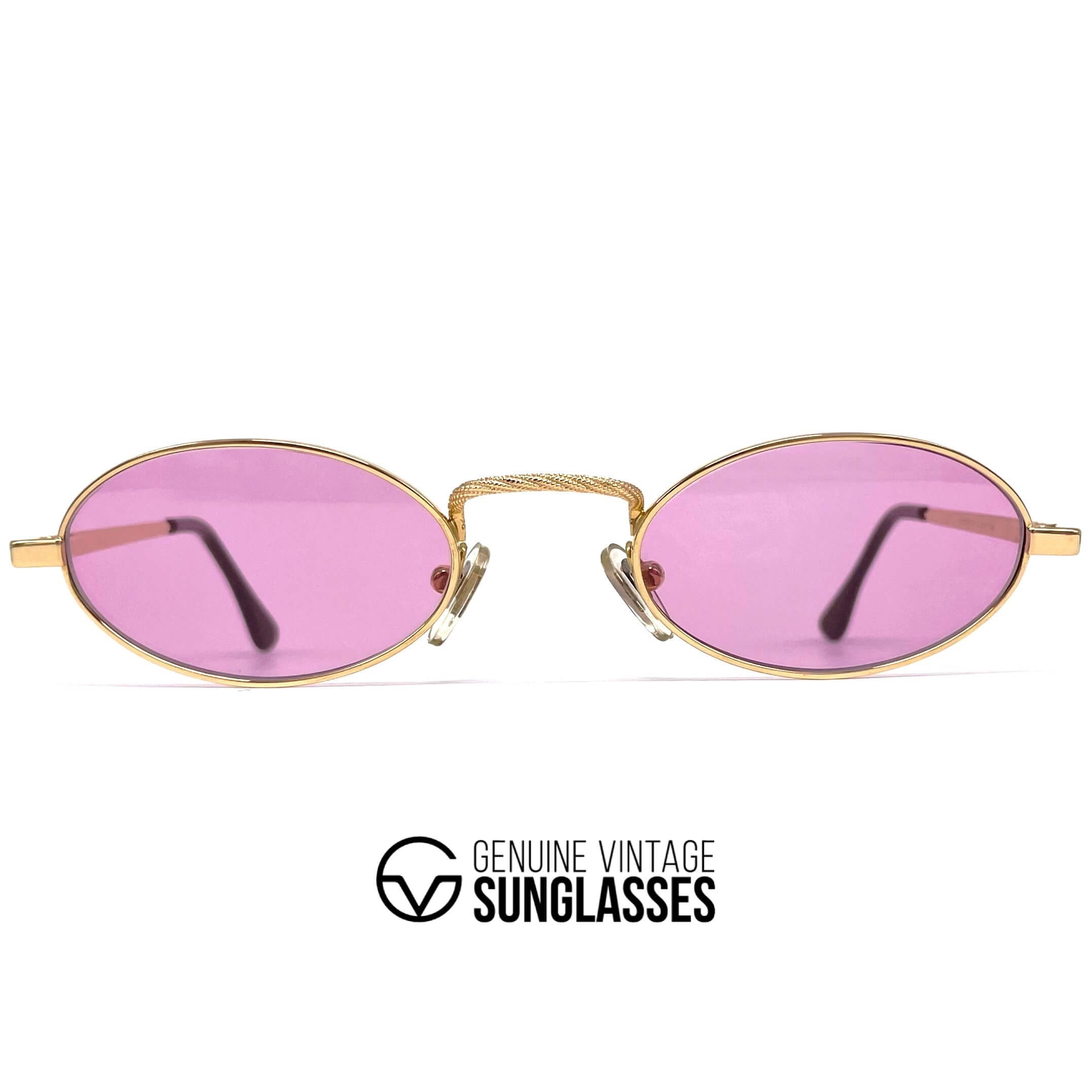 Vintage TIFFANY TJ23 gold plated sunglasses