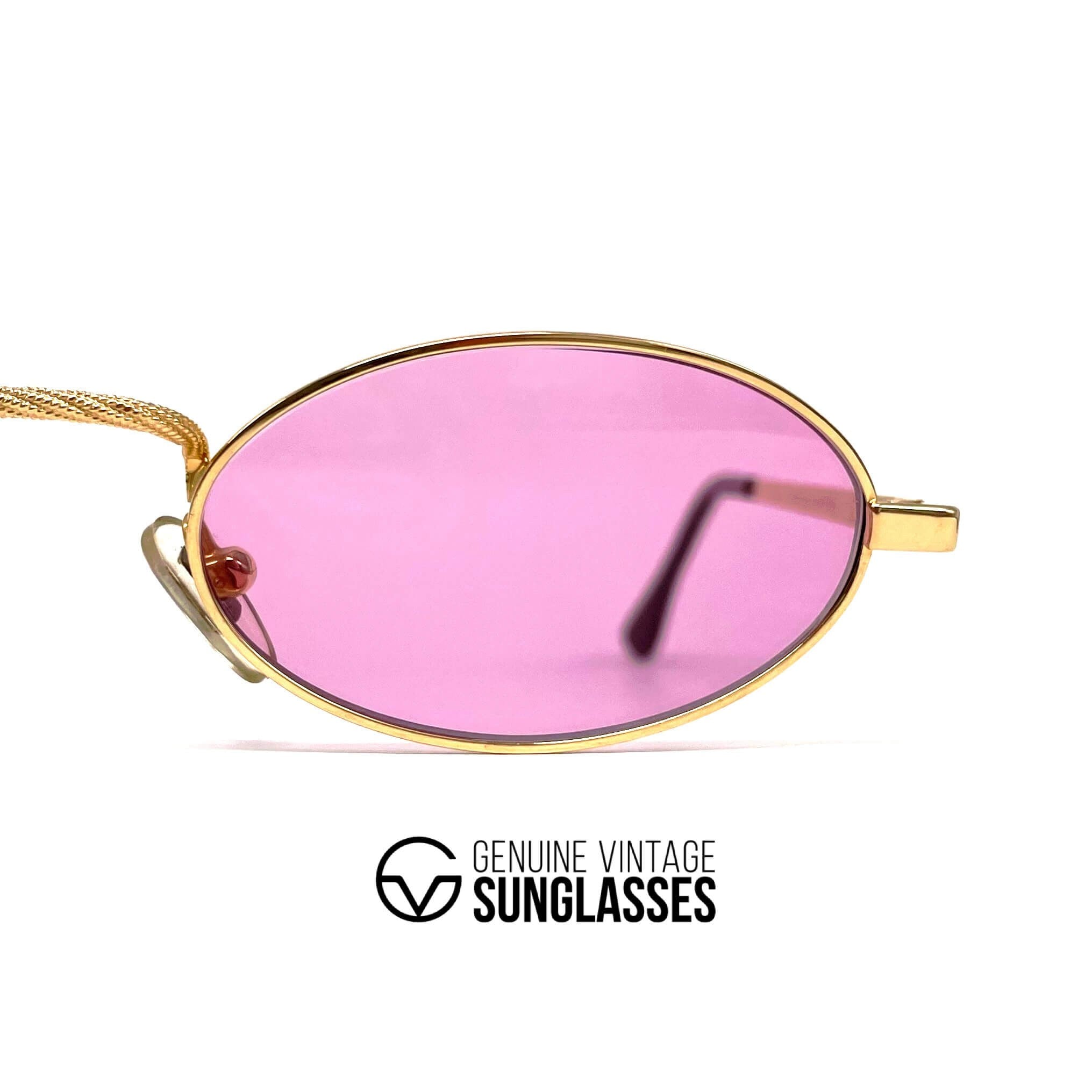 Vintage TIFFANY TJ23 gold plated sunglasses