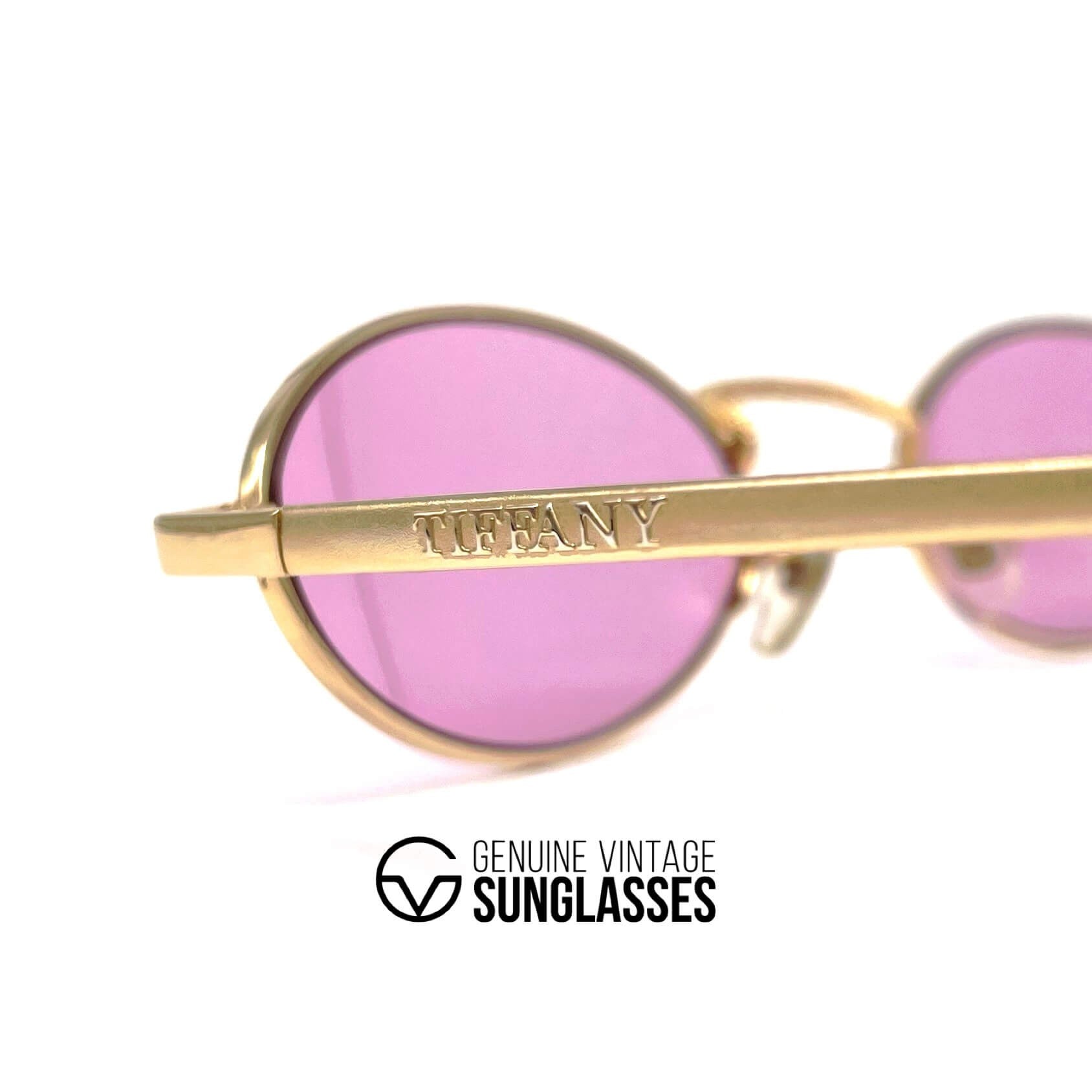 Vintage TIFFANY TJ23 gold plated sunglasses