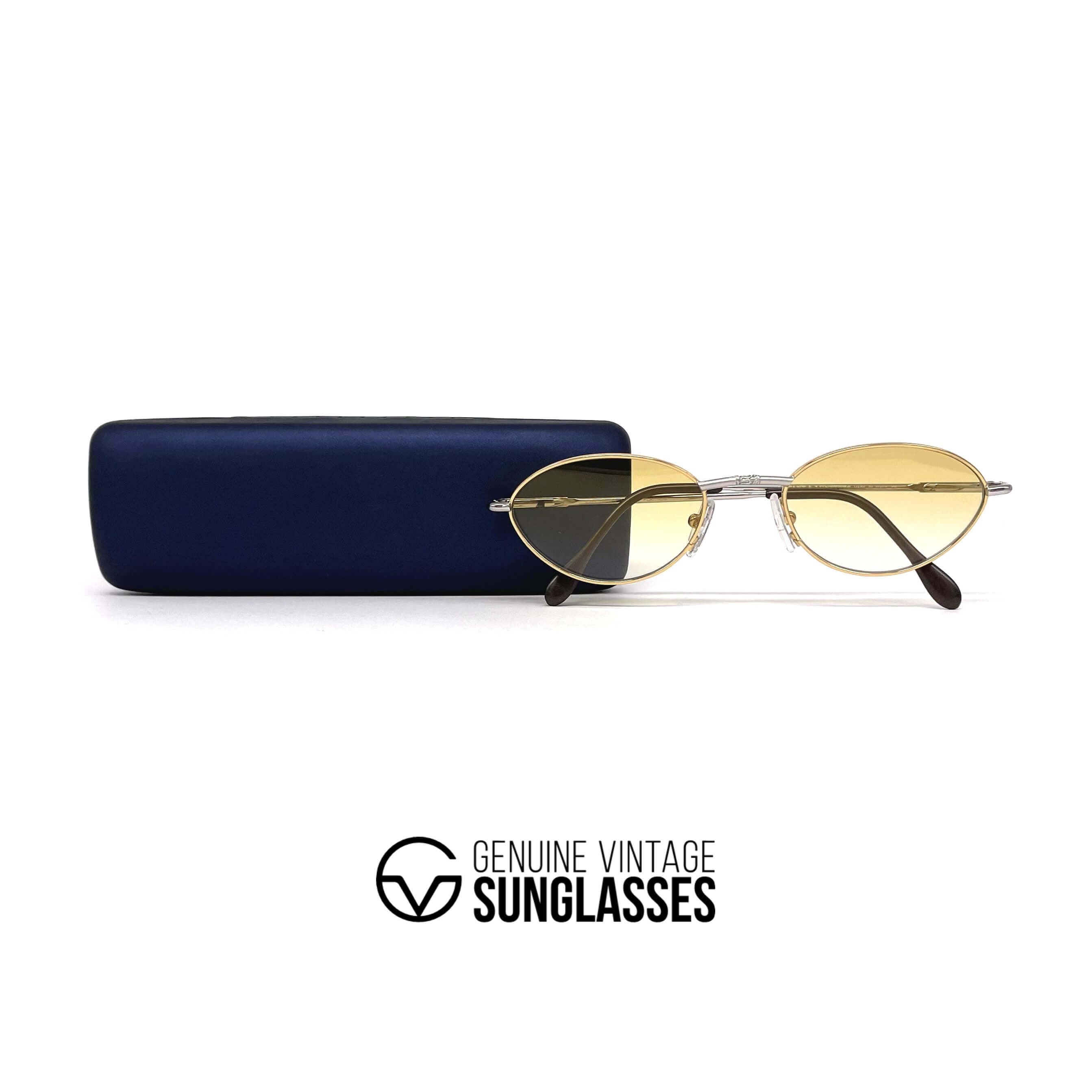 Vintage TIFFANY TJ51 gold plated platinum sunglasses