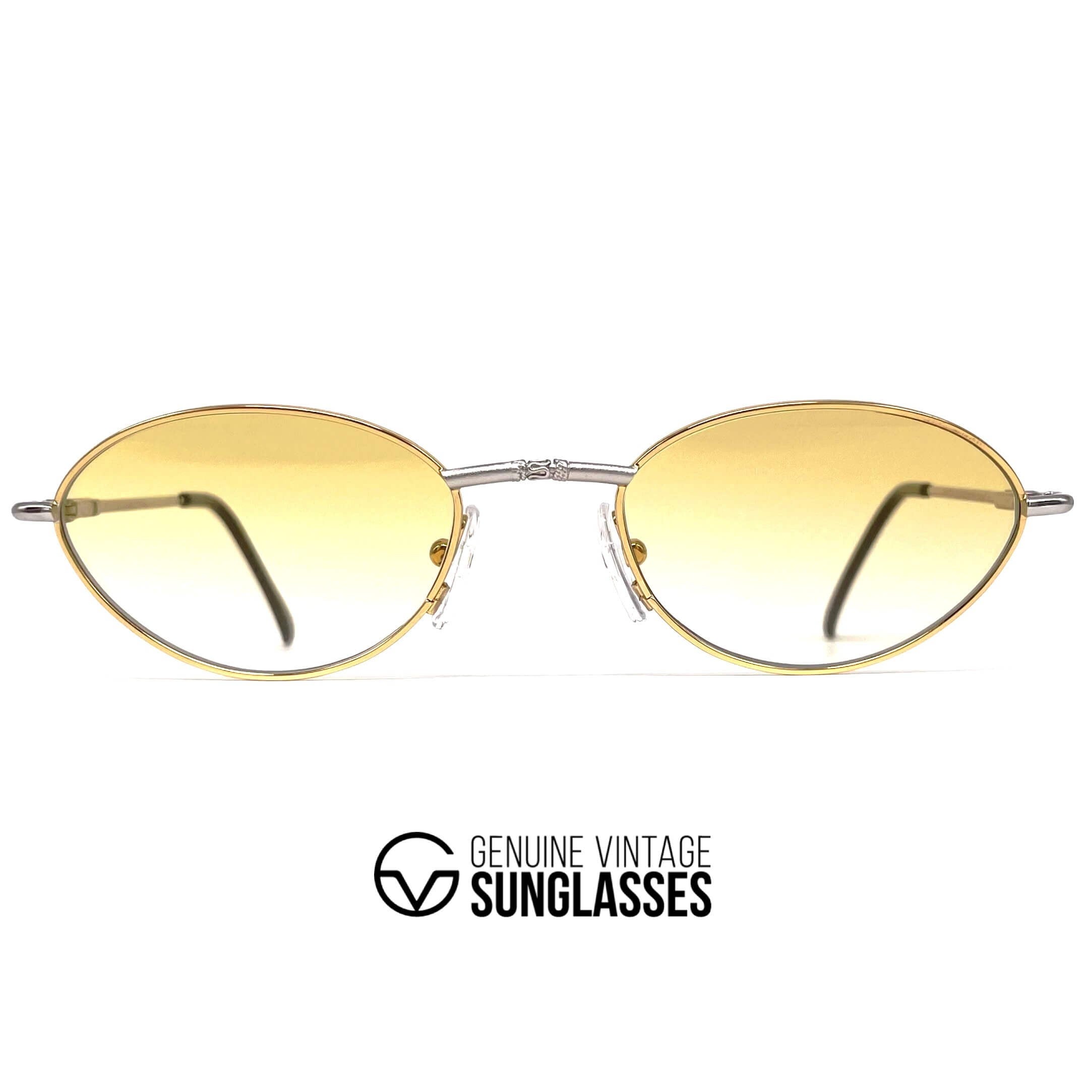 Vintage TIFFANY TJ51 gold plated platinum sunglasses