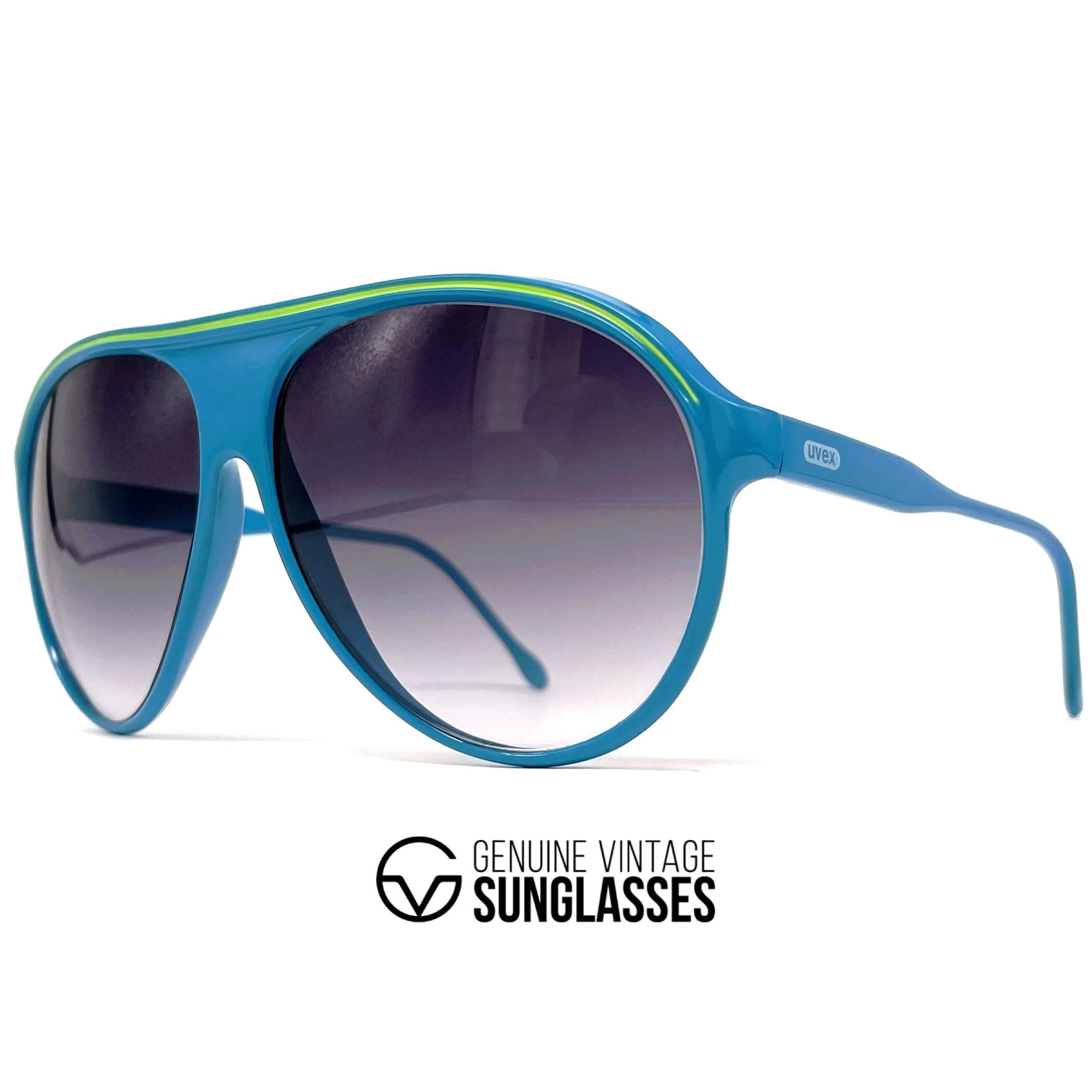 Vintage UVEX "Beta 41" aviator sports sunglasses