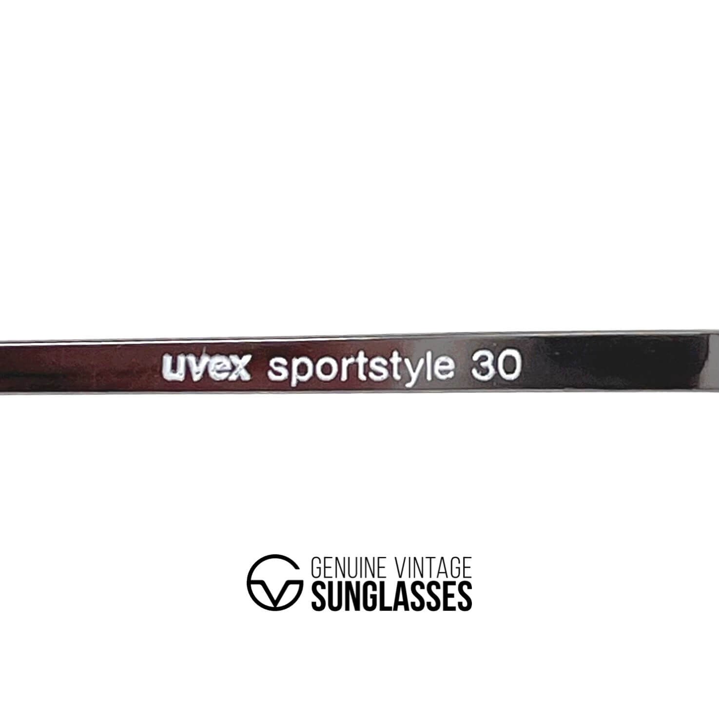 Vintage UVEX "Sportstyle 30" gold XXL sunglasses
