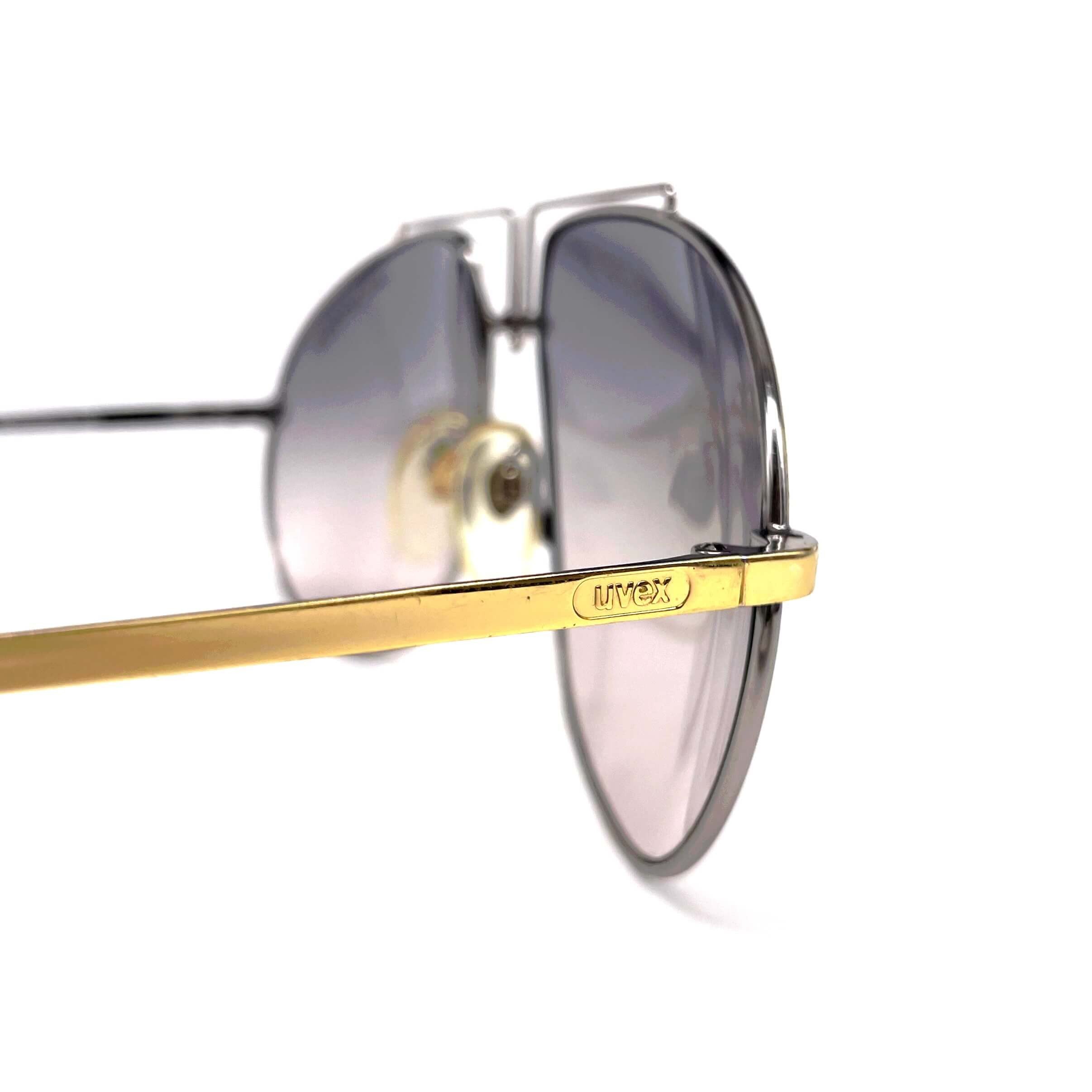 Vintage UVEX "Sportstyle 30" gold XXL sunglasses