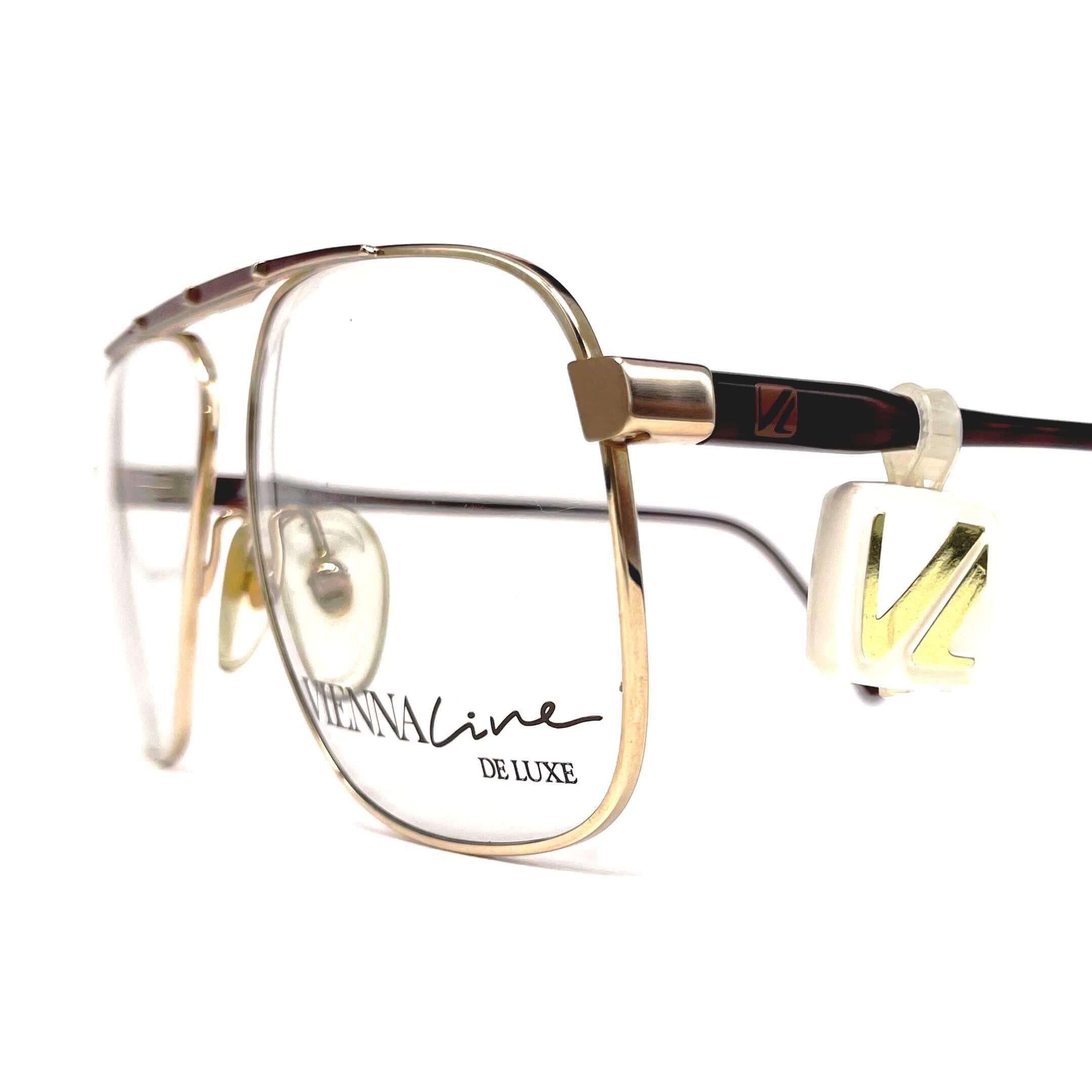 Vintage VIENNALINE 1457 Deluxe 20k gold rare aviator glasses frames