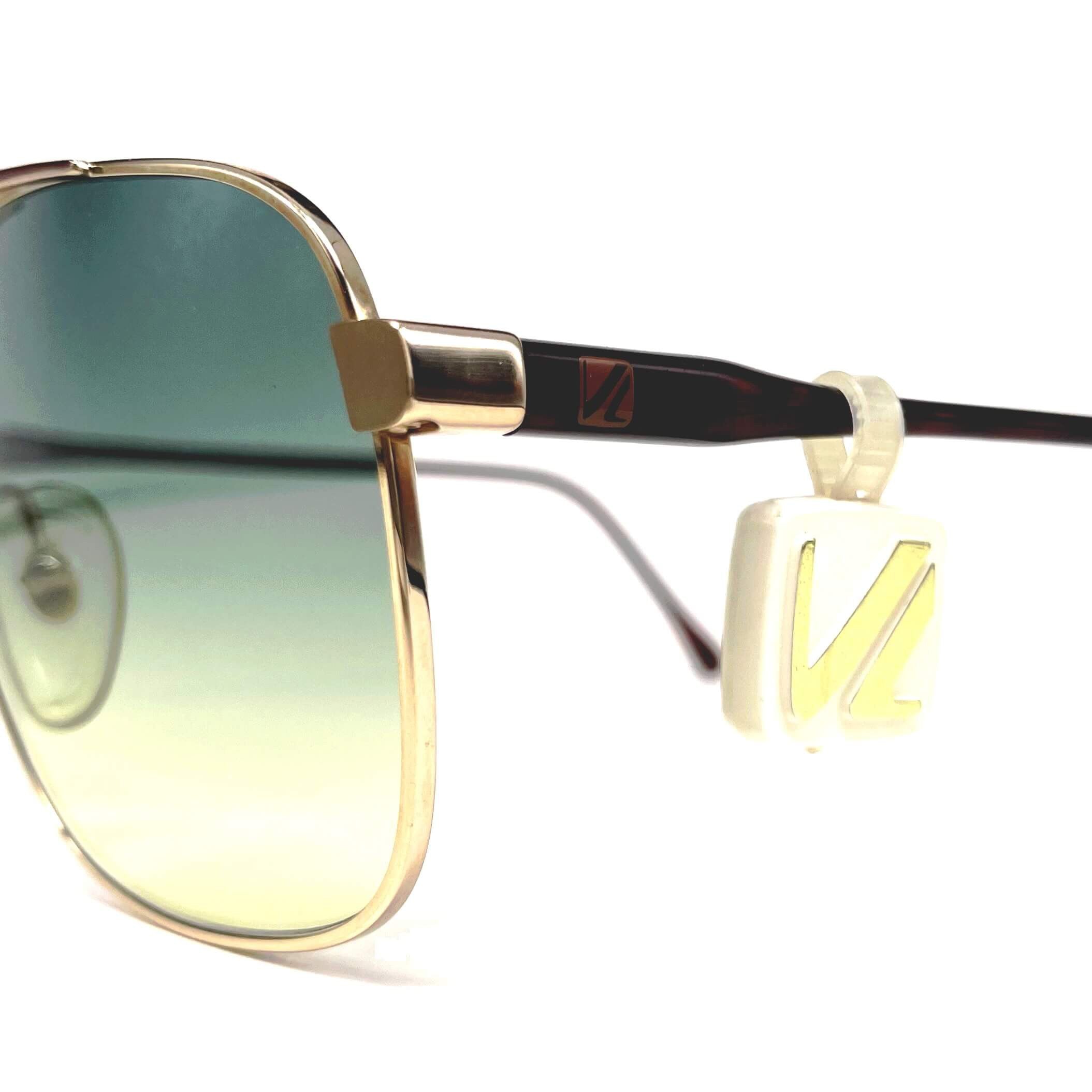 Vintage VIENNALINE 1457 Deluxe 20k gold rare aviator sunglasses